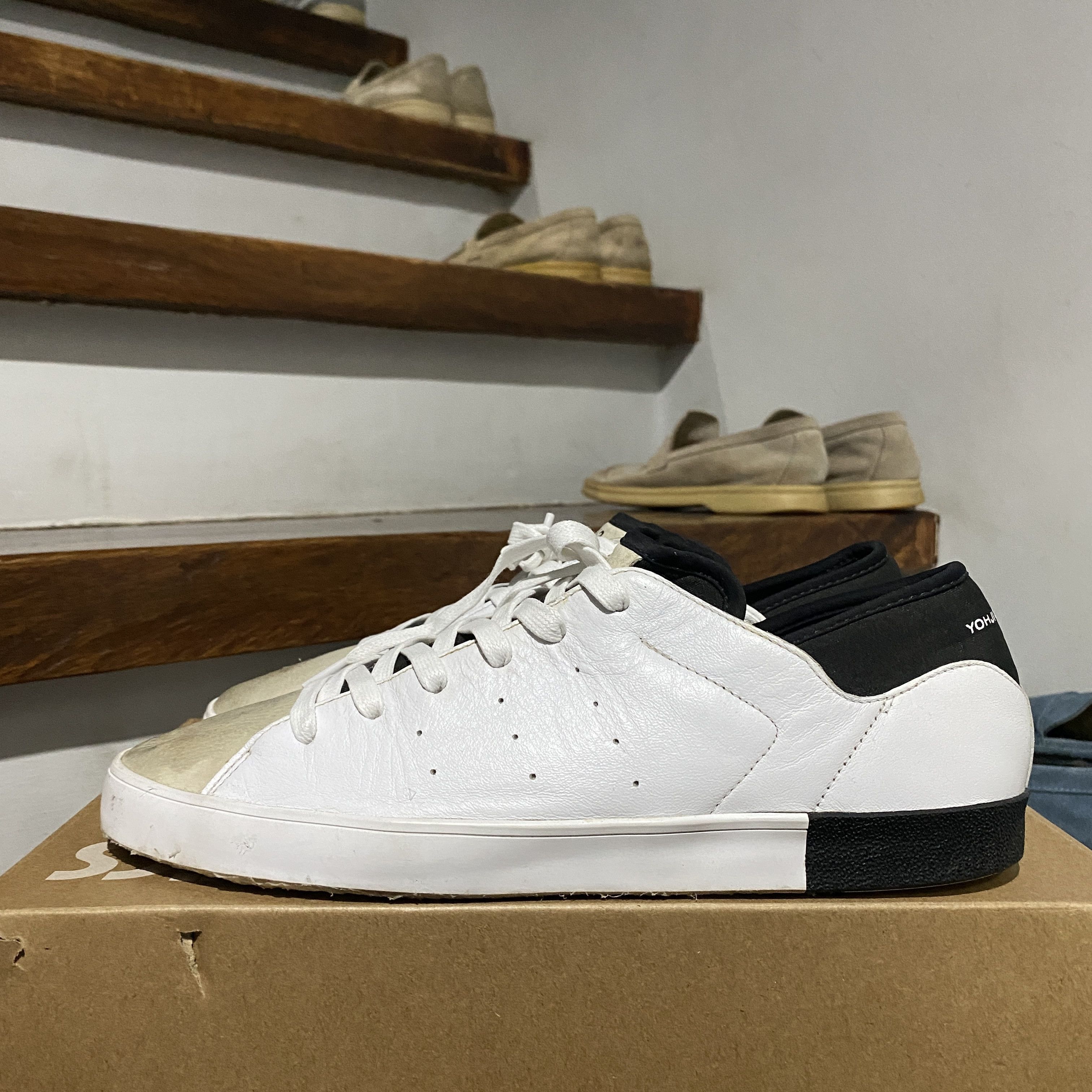 Y-3 Adidas x Yohji Yamamoto Court Sneakers 10 Size US 10 / EU 43 - 2 Thumbnail