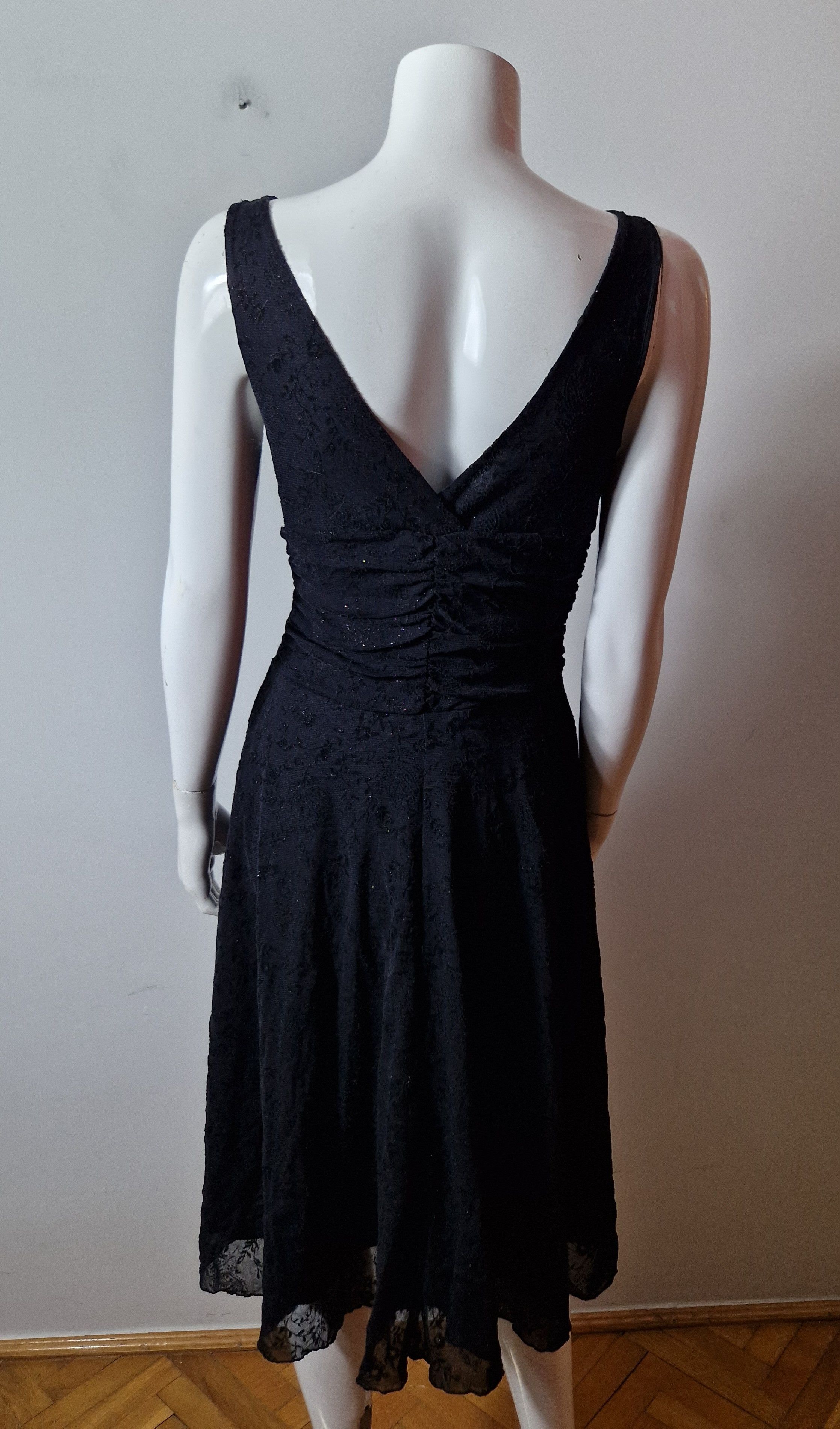 If Six Was Nine × Vintage vintage black lace floral dress Size M / US 6-8 / IT 42-44 - 5 Thumbnail