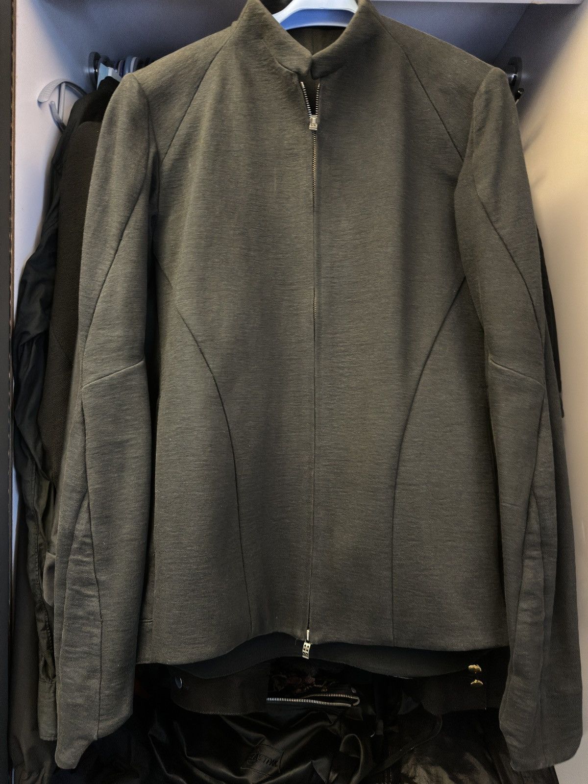 image of Devoa Zip Up Jacket in Black, Men's (Size Medium)