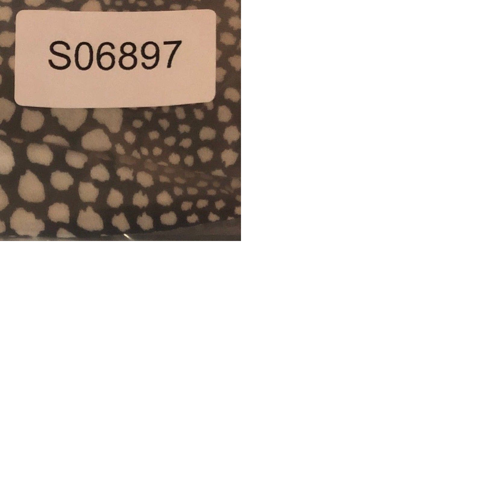 Talbots VINTAGE Talbots Blouse Animal Print Long Sleeve Side Tie M Women Black Cream Size M / US 6-8 / IT 42-44 - 9 Thumbnail