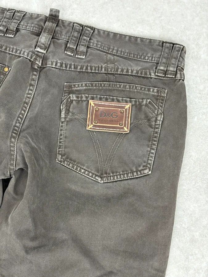 Dolce & Gabbana 2000s Dolce & Gabbana Brown Slim Denim Jeans Size US 33 - 8 Thumbnail