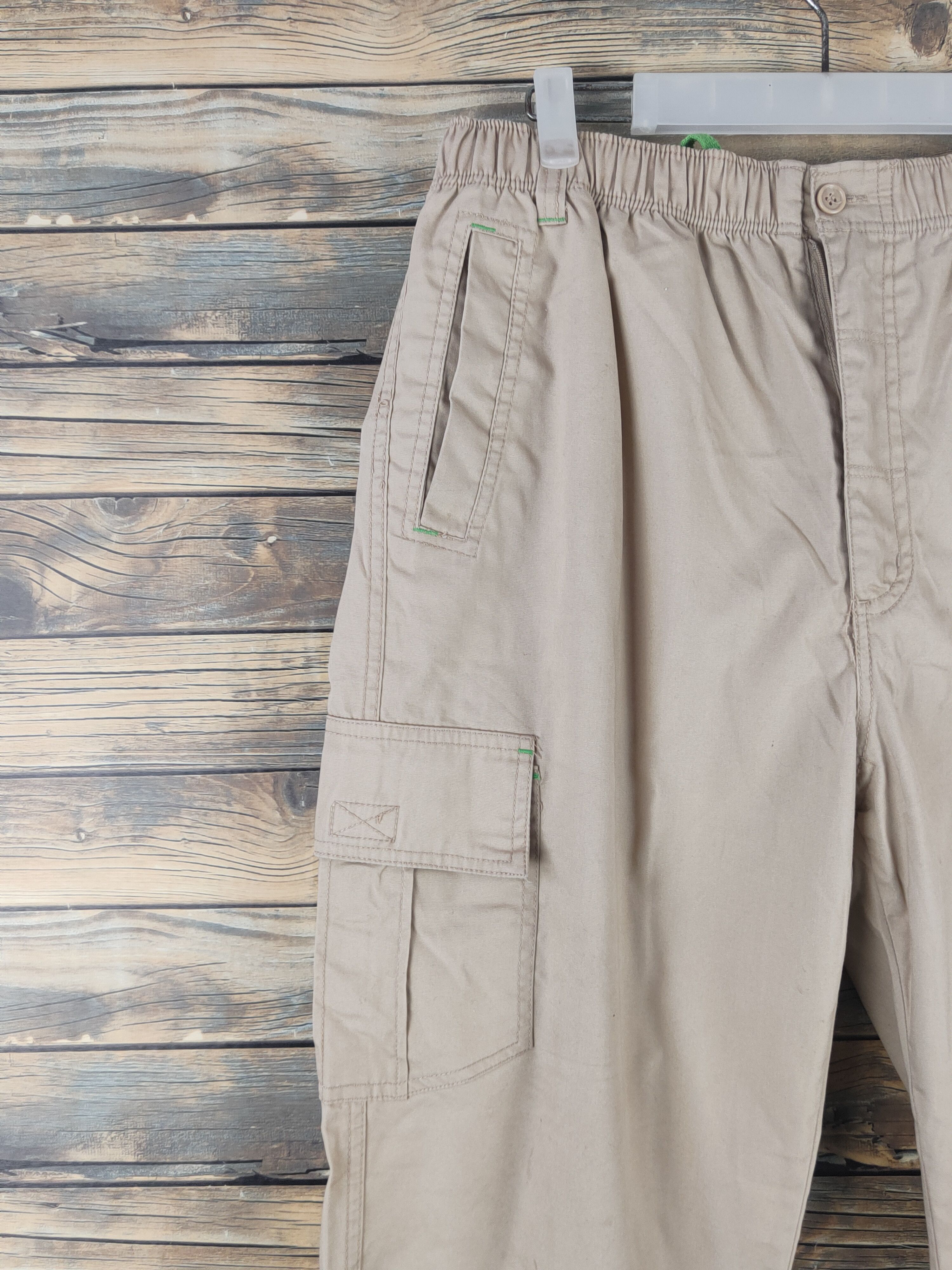 Japanese Brand DL Japanese Brand Beige Multipocket Cargo Pants #1785 Size US 32 / EU 48 - 3 Thumbnail