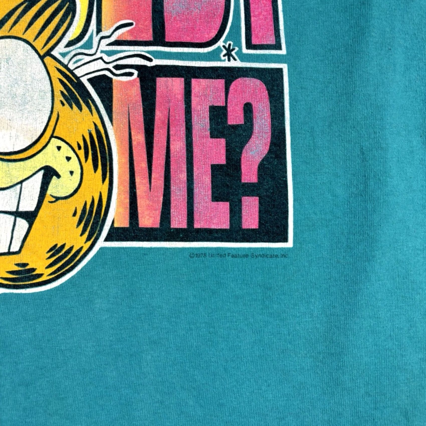 Fruit Of The Loom VINTAGE Garfield Stressed Me? T Shirt XL Adult Blue Cotton Graphic Print 1990s Mens Fruit of the Loom Size US XL / EU 56 / 4 - 7 Thumbnail