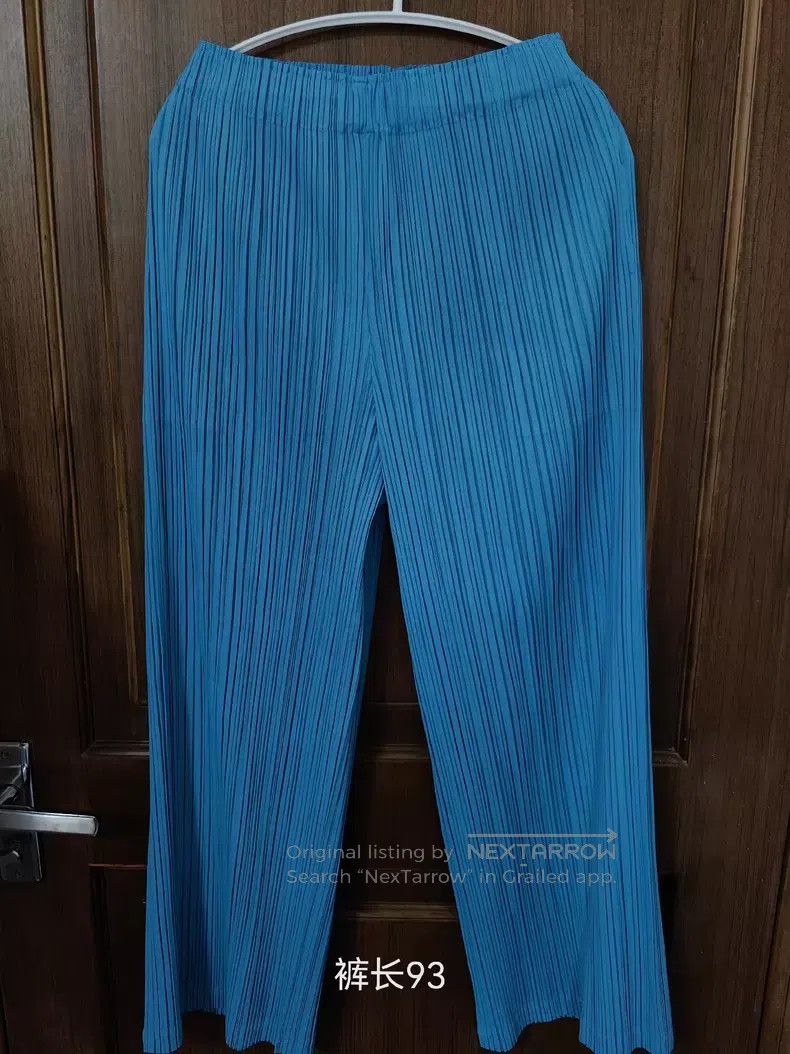Issey Miyake Issey Miyake size:3 Blue pants Size 31" - 1 Thumbnail