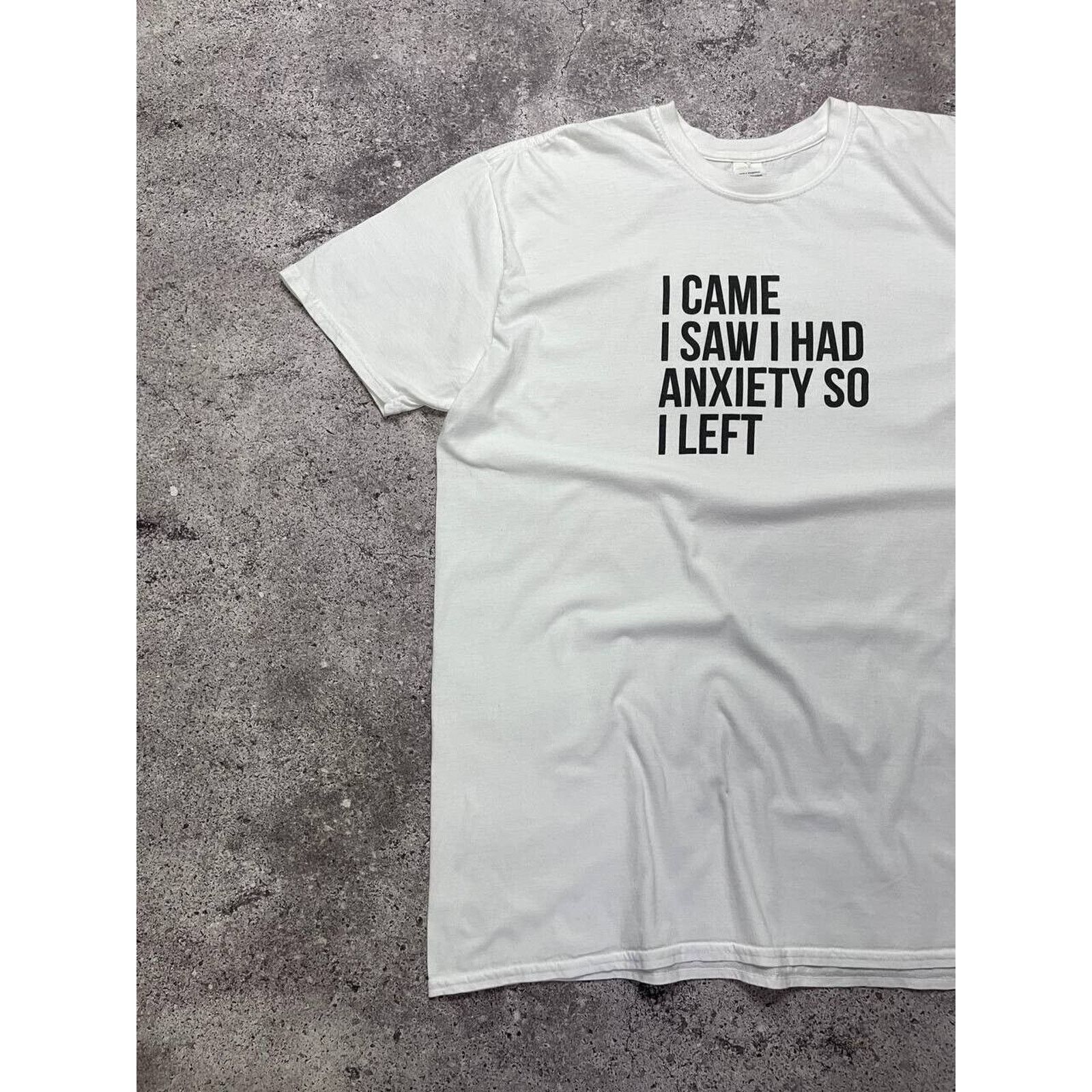 Gildan × Vintage Vintage Funny XL White T-Shirt Sarcastic Graphic Size US XL / EU 56 / 4 - 4 Thumbnail