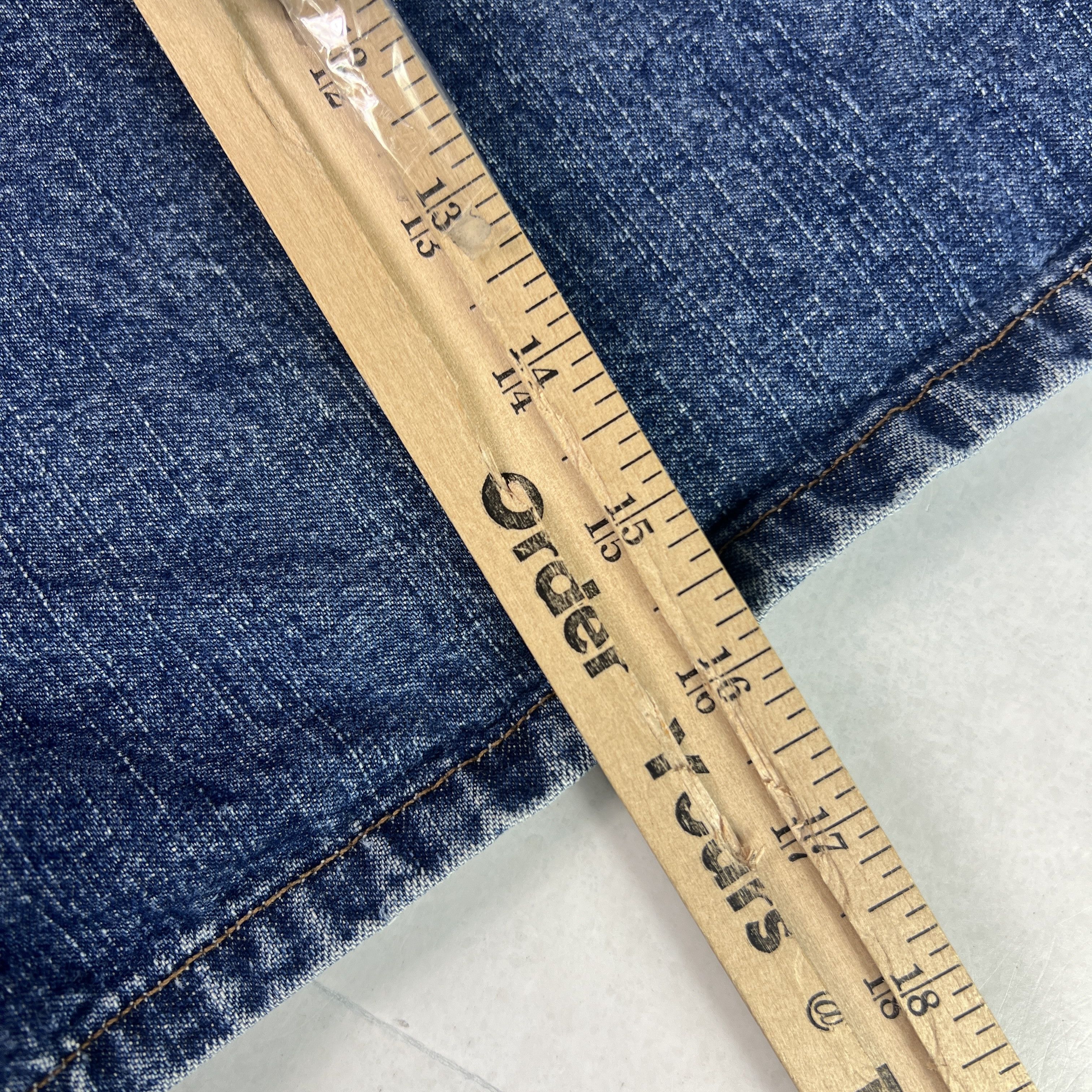 Calvin Klein Y2K Calvin Klein Shorts High Rise Blue Denim Jorts No Tags Size 34" / US 12 / IT 48 - 11 Thumbnail