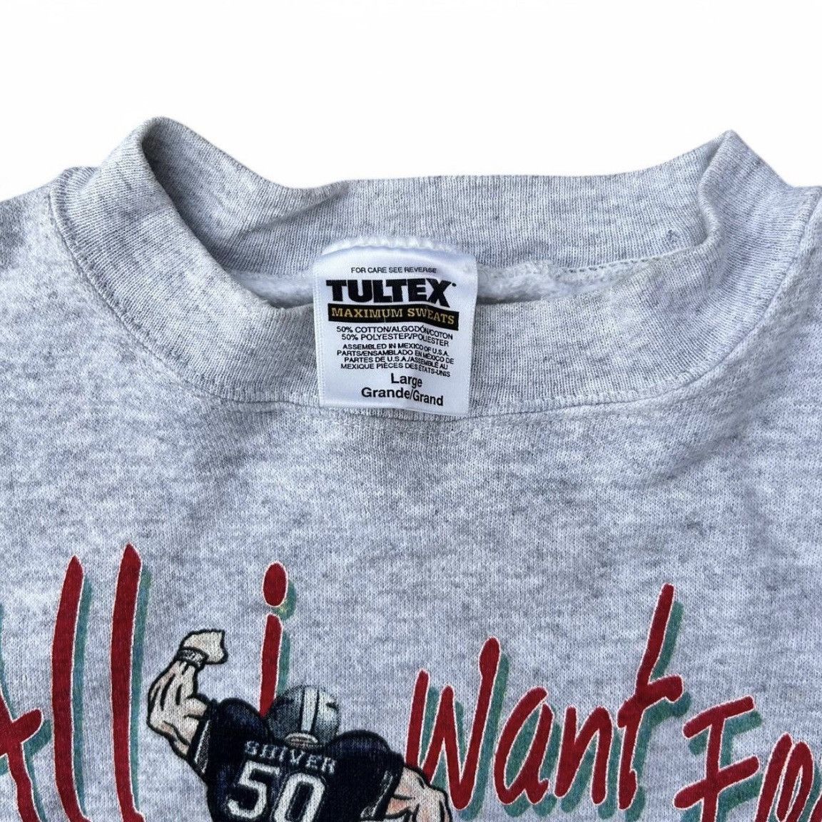 Tultex × Vintage Dallas Cowboys Christmas Super Bowl NFL Gray Sweatshirt Sz L Size US L / EU 52-54 / 3 - 4 Thumbnail