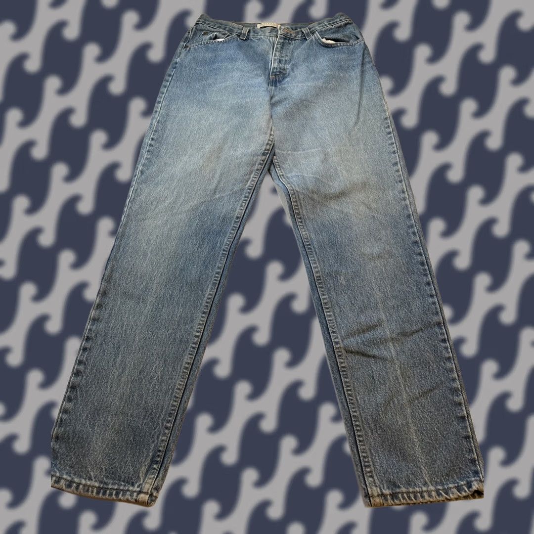 Vintage VINTAGE AriZona Jeans Women’s 13 Blue Light Wash High Rise Straight 5-Pocket Denim USA Womens Size 30" / US 8 / IT 44 - 1 Thumbnail