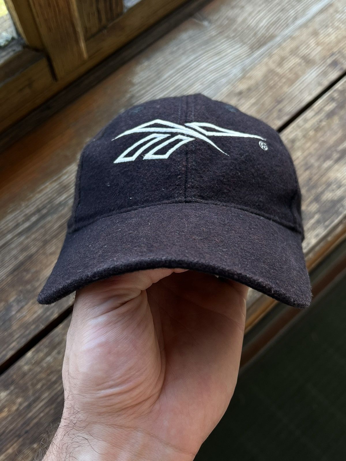 Reebok × Vintage Vintage Y2K Reebok Big Embroidered Logo Wool Cap Hat Size ONE SIZE - 15 Thumbnail