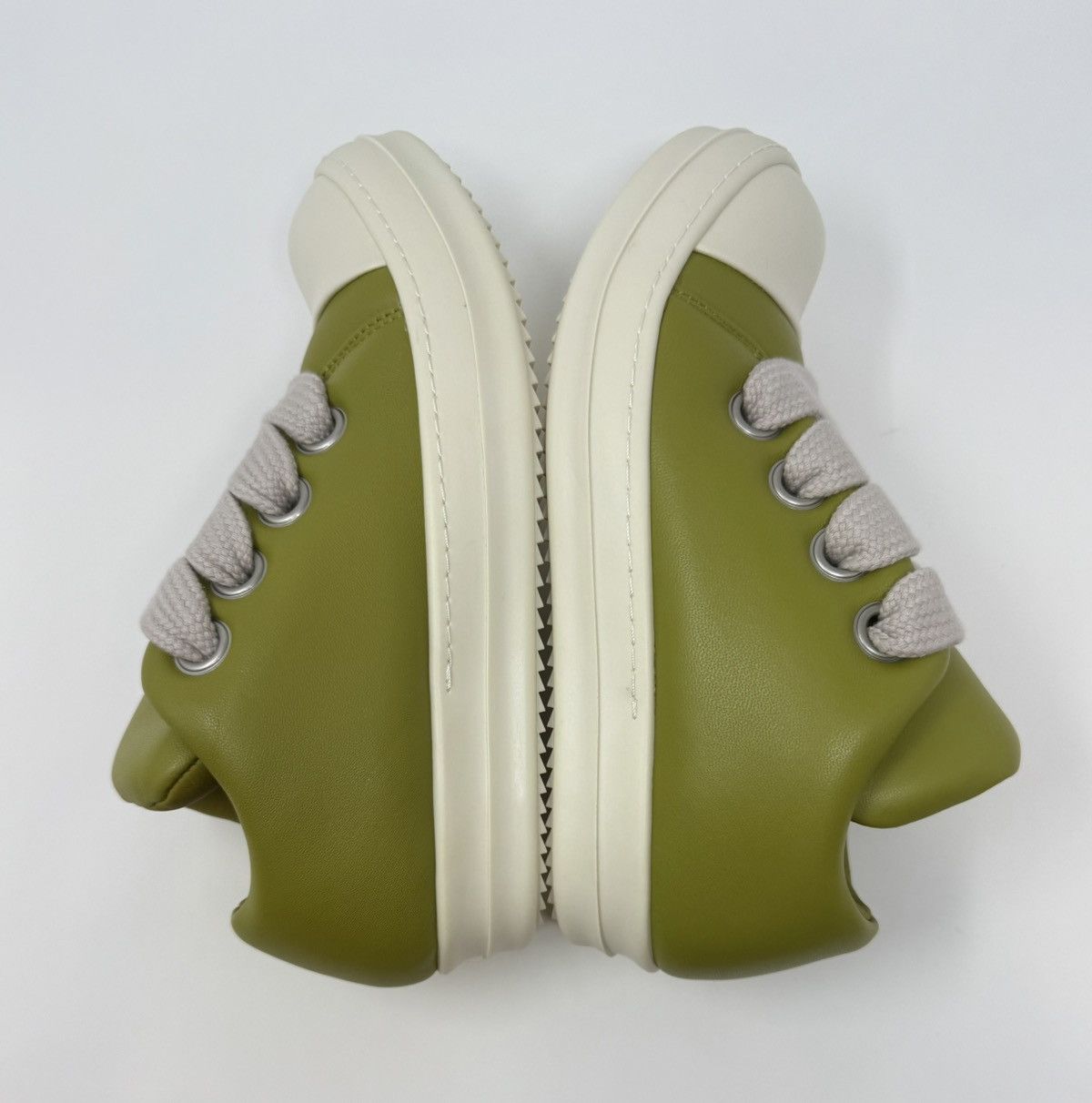 Rick Owens Rick Owens Mainline Padded Jumbo Lace Ramones Green Size US 7 / EU 40 - 3 Thumbnail