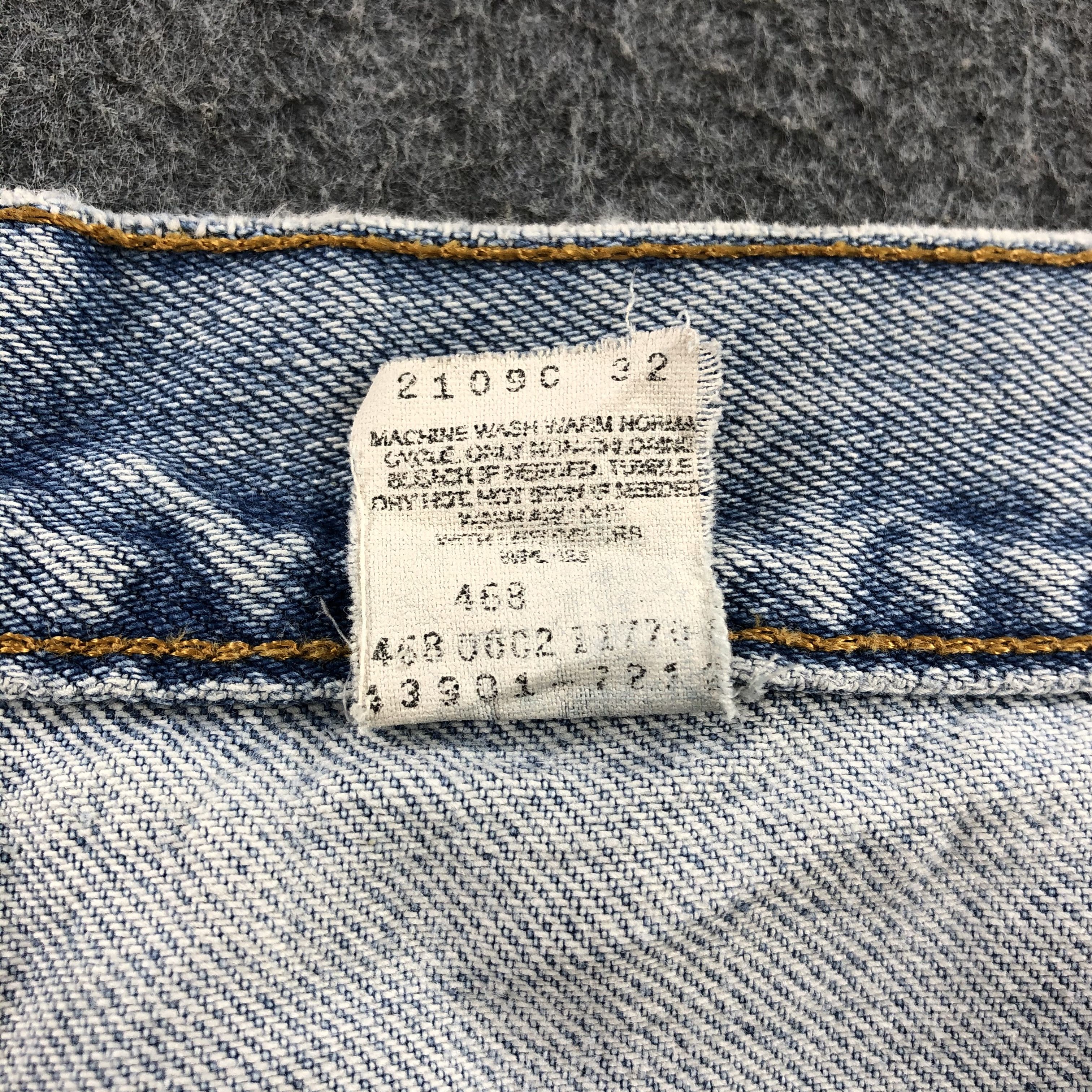 Levi's × Vintage Vintage 90s Light Wash Levis Jeans-JM1465 Size US 37 - 11 Thumbnail