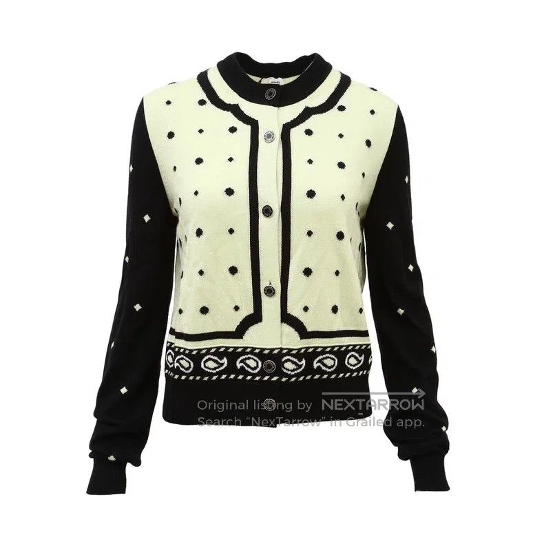 Hermes Hermes Long Sleeve Knit Cardigan Size S / US 4 / IT 40 - 1 Thumbnail