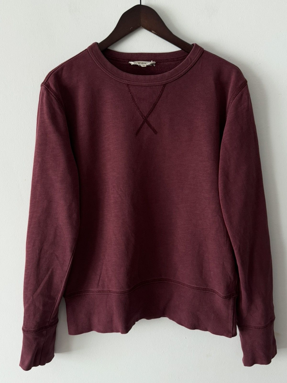 🔥🔥 YMC Burgundy Cotton Sweatshirt