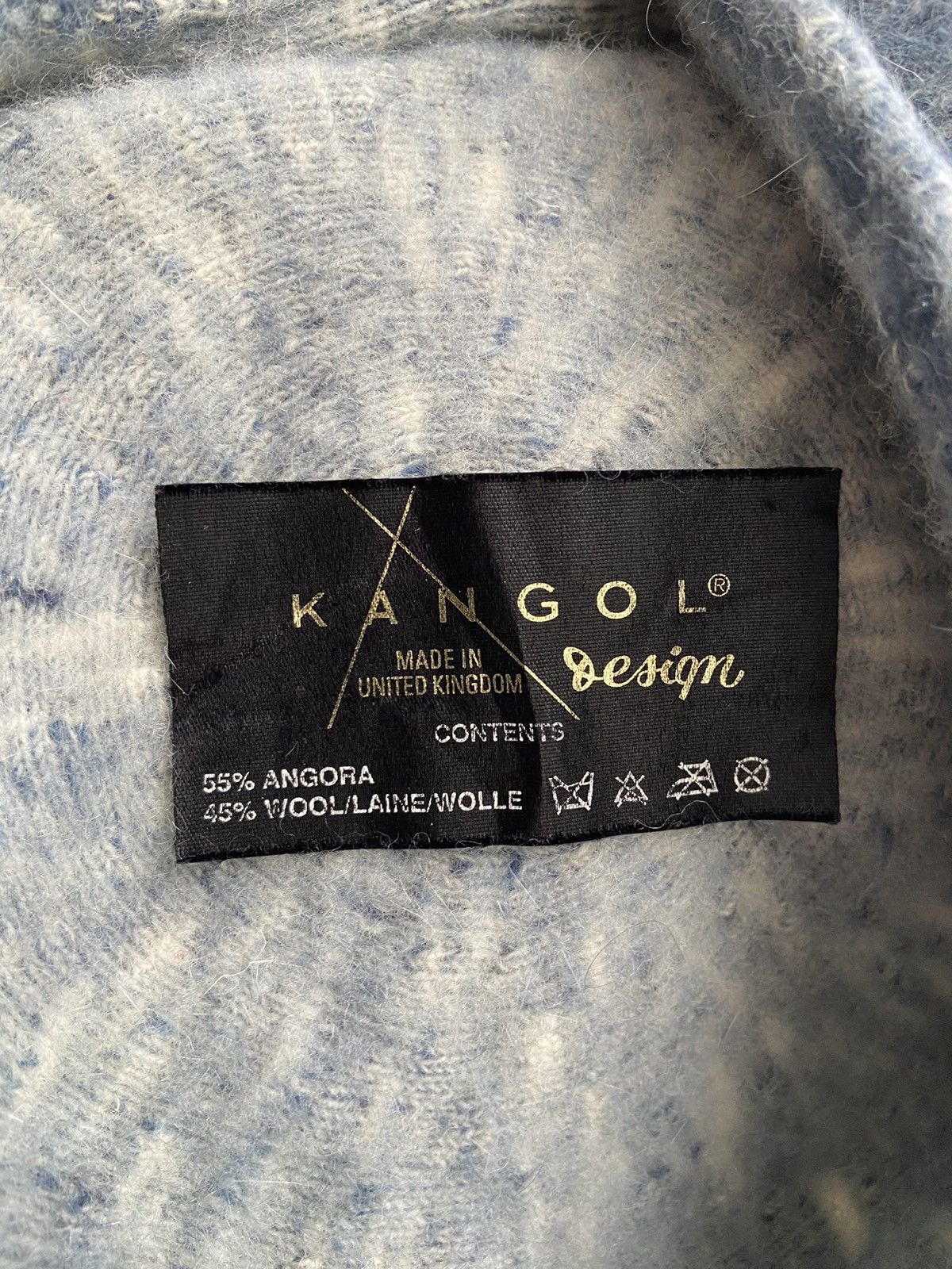 Kangol × Vintage KANGOL Vintage Wool Blue Beretta Hat/Cap Y2K Size ONE SIZE - 4 Thumbnail