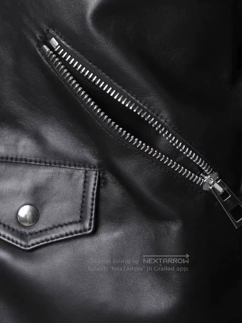 Other Loewe Collar motorbike sheepskin jacket leather jacket Size US M / EU 48-50 / 2 - 8 Thumbnail