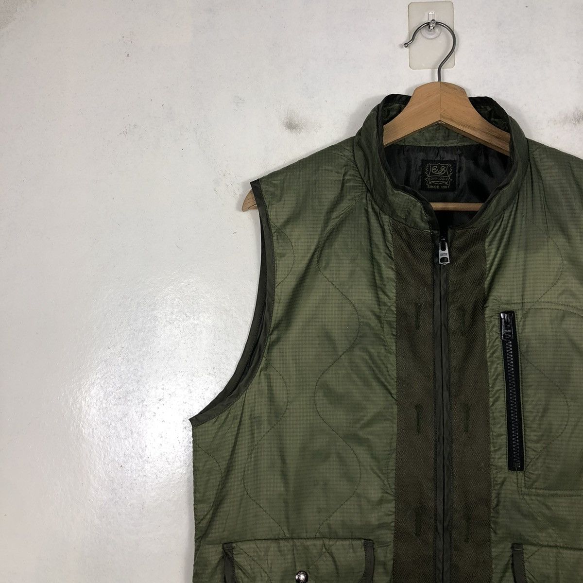 Edwin 📌VINTAGE LIGHT PUFFER VEST BIKER JACKET EDWIN Size US M / EU 48-50 / 2 - 9 Thumbnail