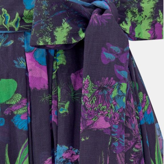 Dior o1w1db10824 Mid-Length Pleated Skirt in Multicolor Size 25" / US 0 / IT 36 - 3 Thumbnail