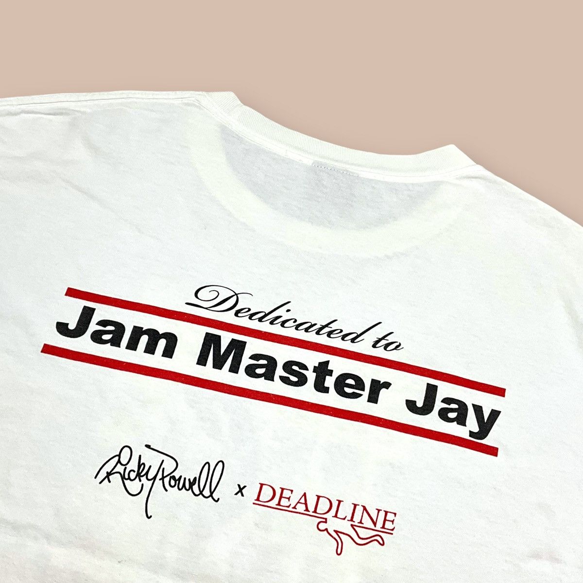 Rap Tees Ricky Powell x DEADLINE Dedicated to Jam Master Jay Tee Size US L / EU 52-54 / 3 - 5 Thumbnail
