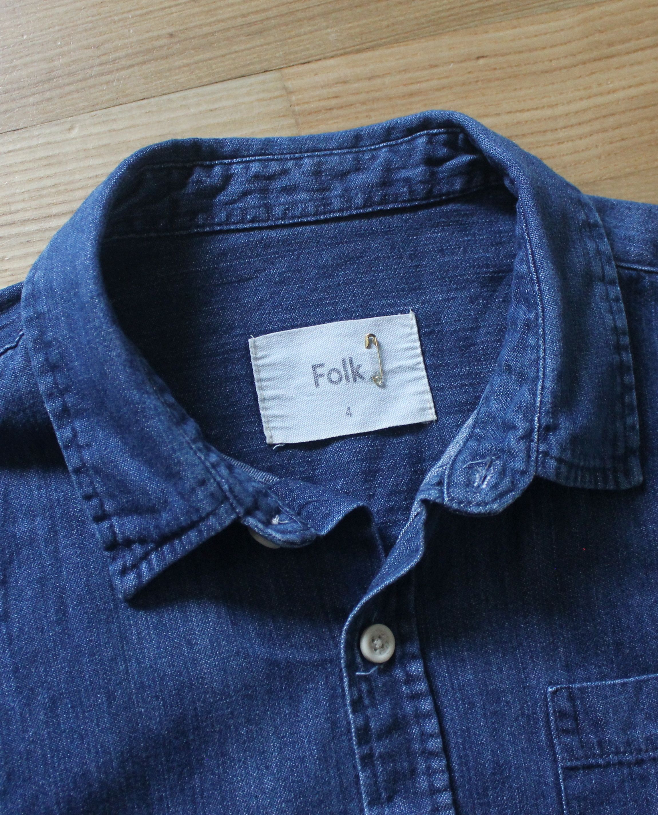 Folk Folk Denim Shirt Size US L / EU 52-54 / 3 - 6 Thumbnail
