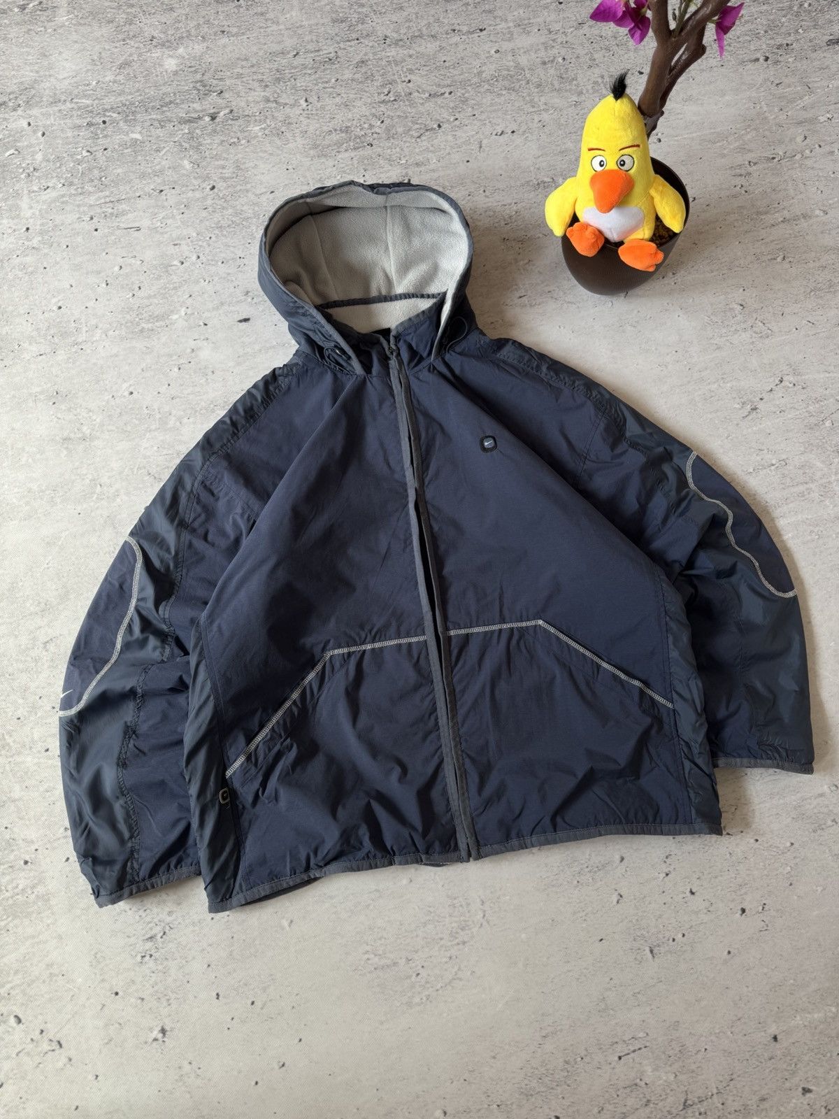 Nike × Vintage NIKE VINTAGE BASIC LOGO OVERSIZE BAGGY LIGHT JACKET Size US XL / EU 56 / 4 - 1 Thumbnail