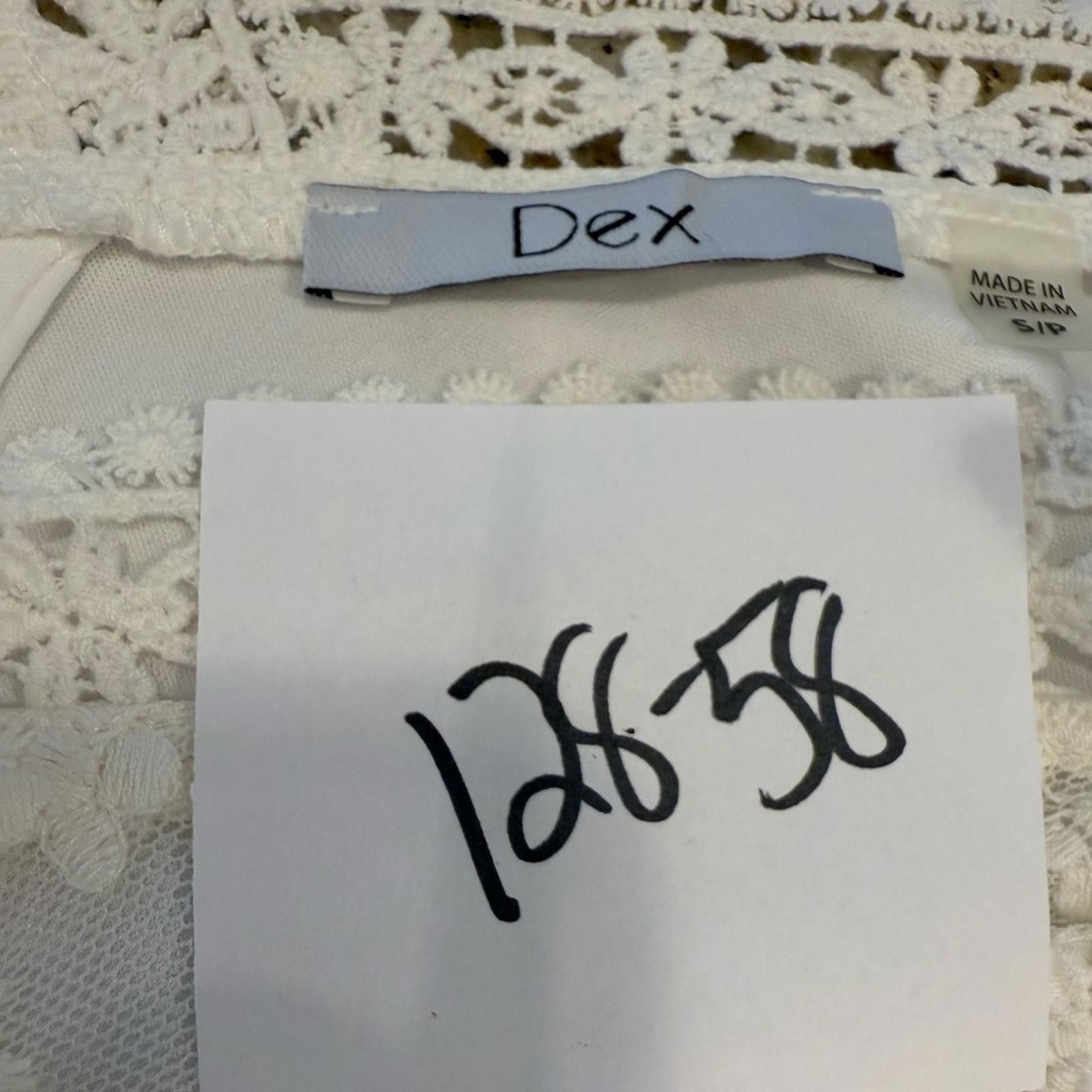 Forme D'Expression Dex white sleeveless lacey midi dress SZ small Size S / US 4 / IT 40 - 11 Thumbnail