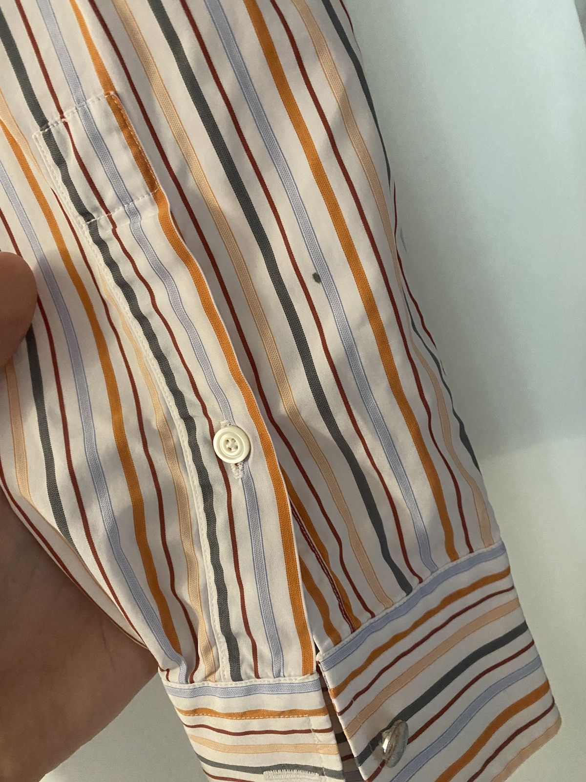Hermes Hermes luxury multicolor stripped shirt button up Size US XL / EU 56 / 4 - 7 Thumbnail