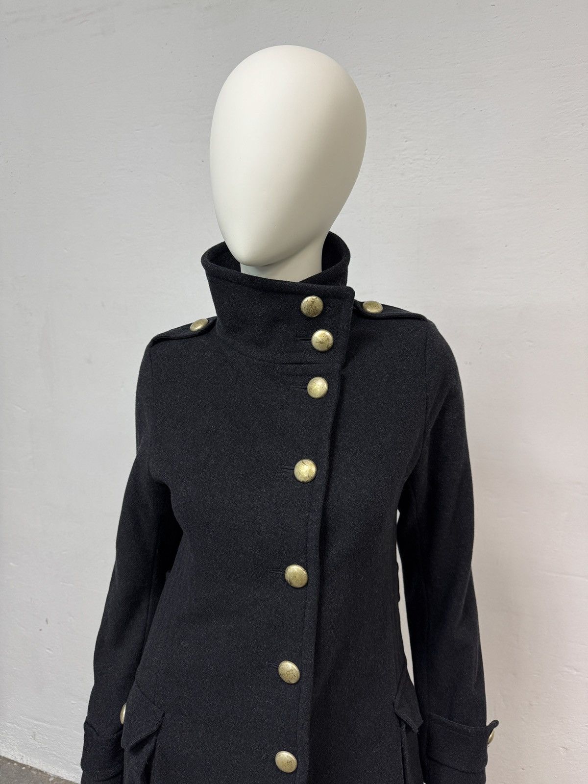 Vintage Vintage y2k Wool Coat Size M / US 6-8 / IT 42-44 - 3 Thumbnail