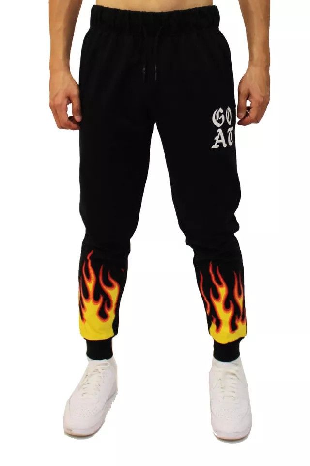 GOAT Crew Men's Slim Fit Casual Cotton Fleece Joggers Sweatpants Size US 30 / EU 46 - 4 Thumbnail