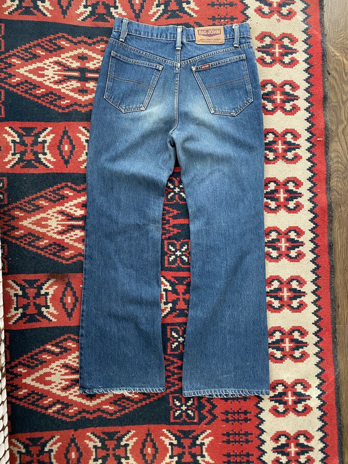 Big John Vintage Flare Big-John Denim Jeans Bootcut Size US 30 / EU 46 - 2 Thumbnail
