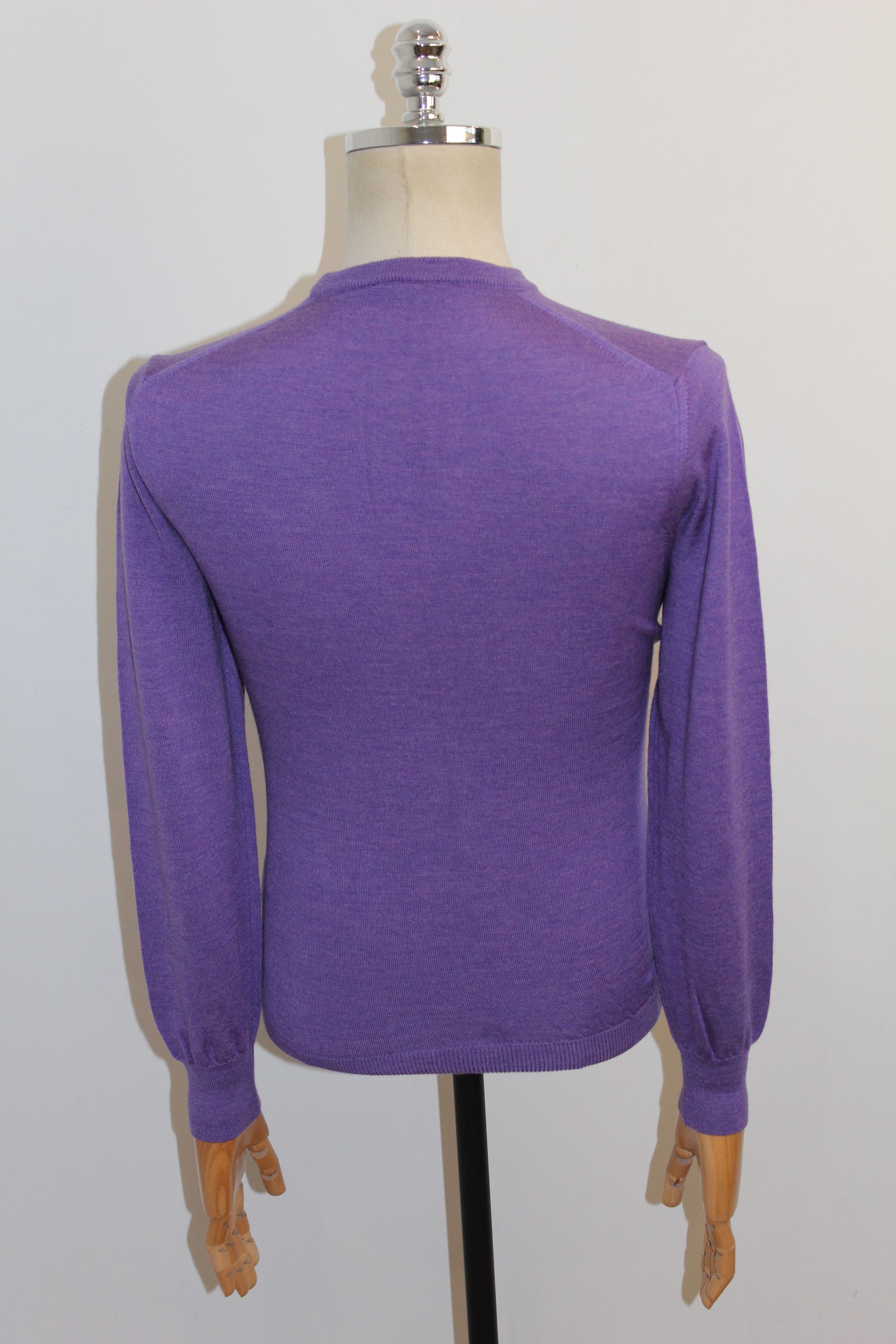 Fred Perry Men's FRED PERRY Crew Neck Wool Jumper Size US S / EU 44-46 / 1 - 6 Thumbnail