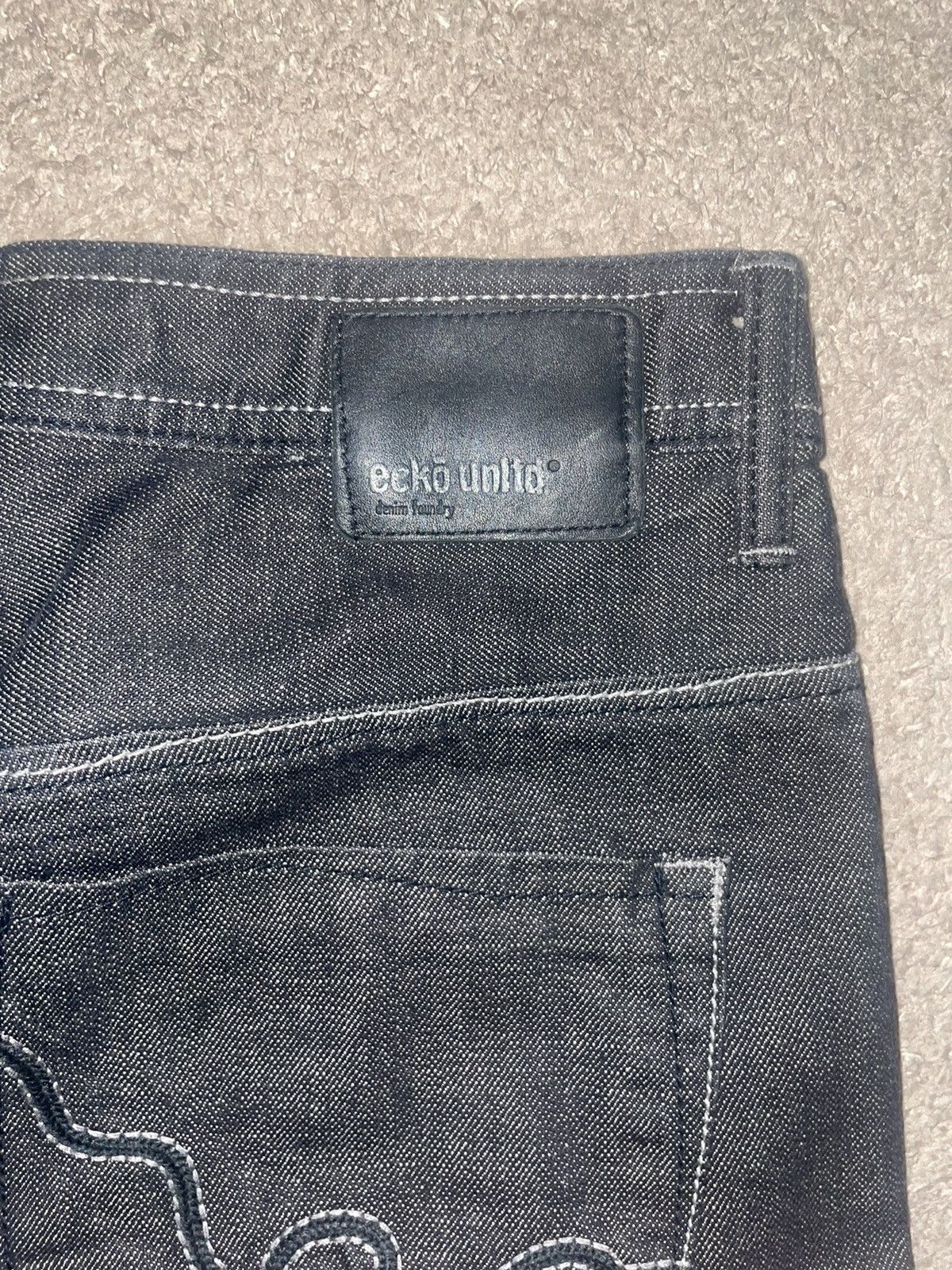 Ecko Unltd. × Vintage RARE ECKO UNLTD. GREY BAGGY FIT JEANS Size US 34 / EU 50 - 6 Thumbnail
