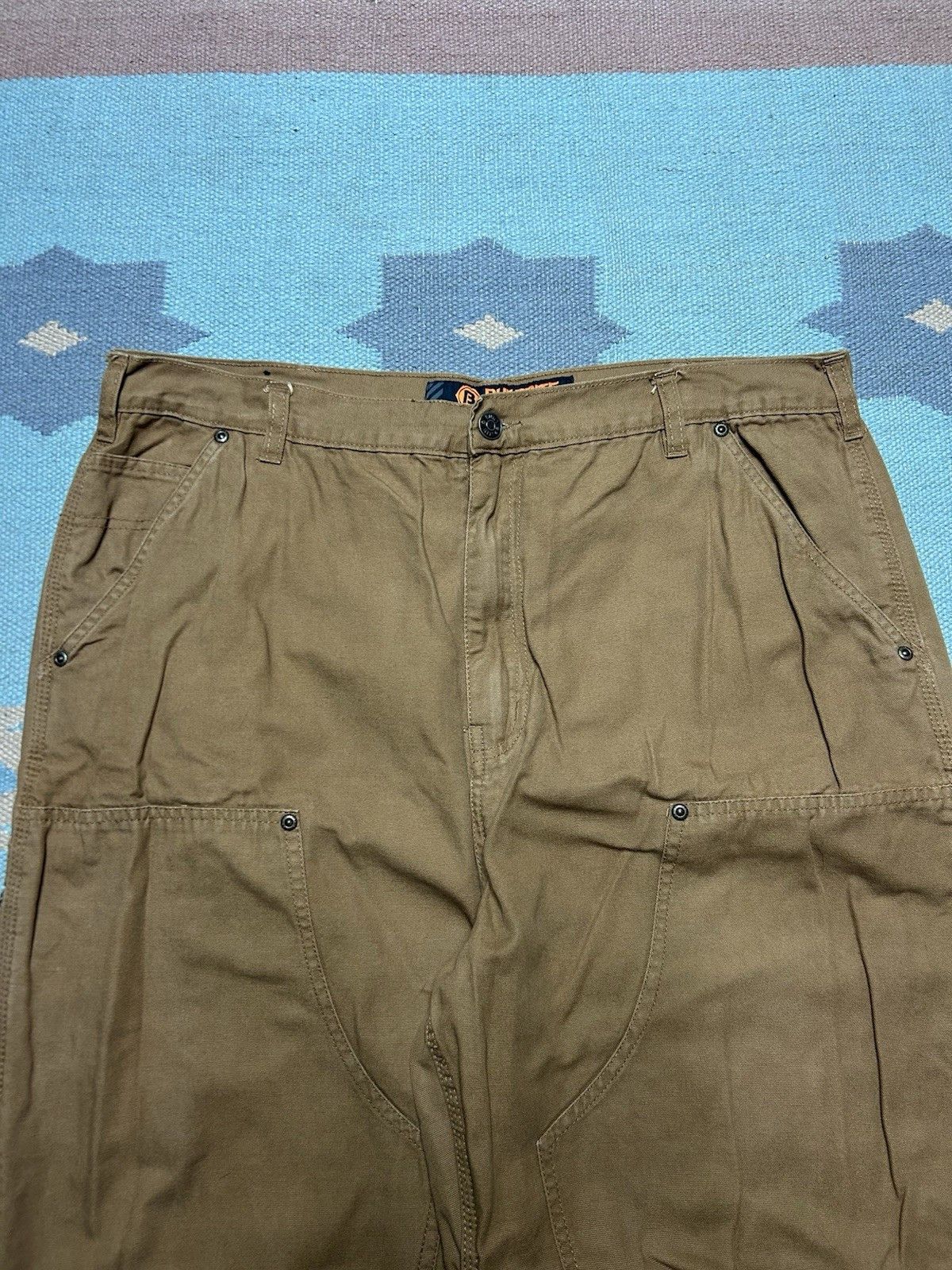Vintage y2k double knee carpenter pants canvas skater baggy 35x29 Size US 35 - 4 Thumbnail