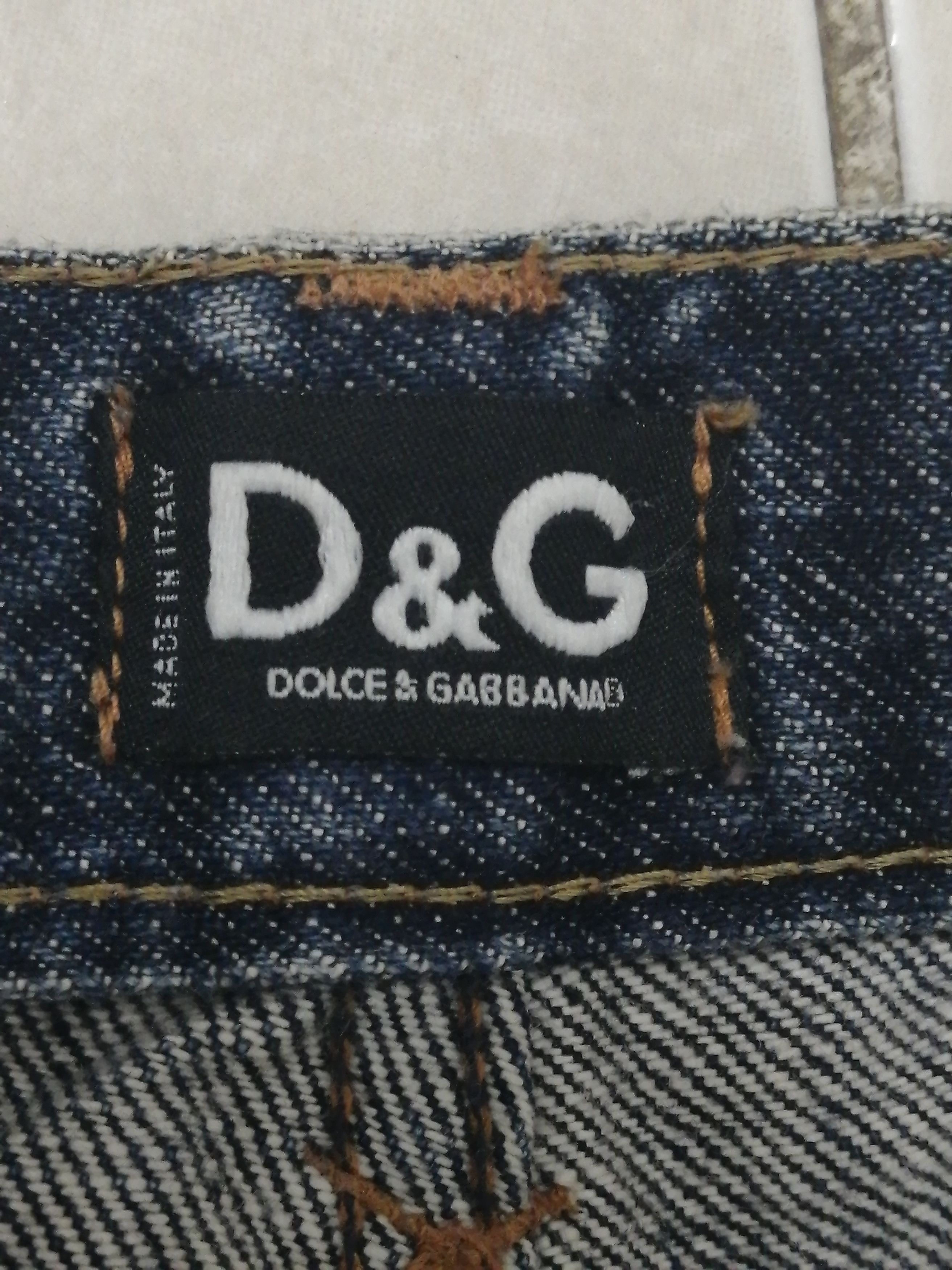 Dolce & Gabbana 💥Rare 💥Dolce & Gabbana Rare Logo Buttonfly Jeans Size US 28 / EU 44 - 10 Thumbnail