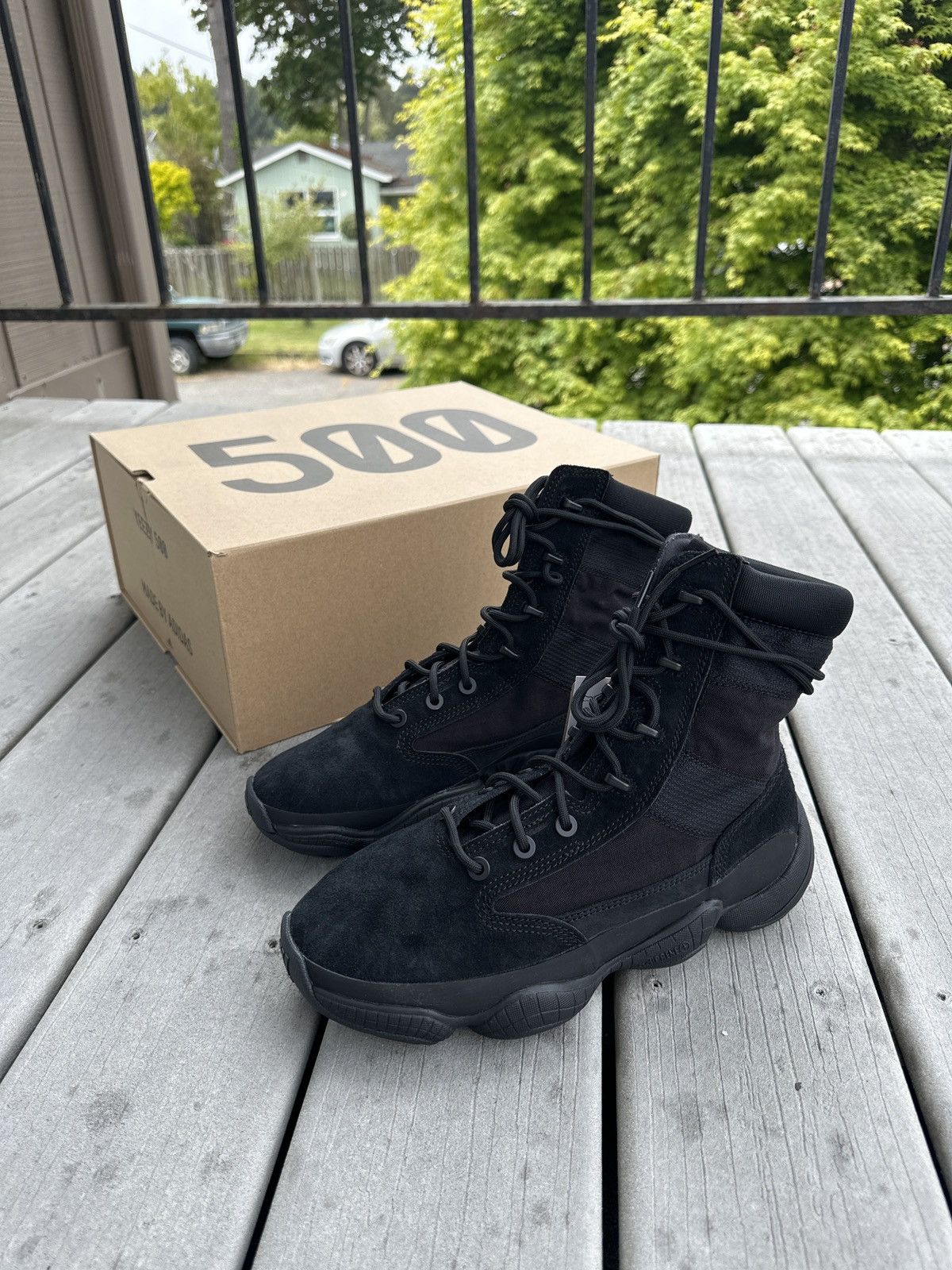 image of Adidas x Kanye West Yeezy 500 Tactical Boot ‘Utility Black’, Men's (Size 10)