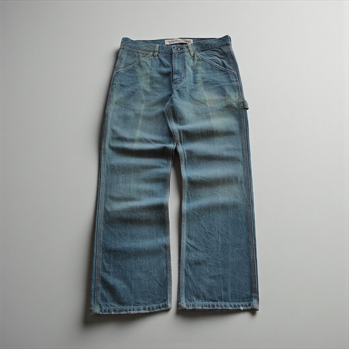 Gap × Yeezy Vintage Gap Carpenter Sunfaded Jeans - Size 34x30 Size US 34 / EU 50 - 1 Thumbnail