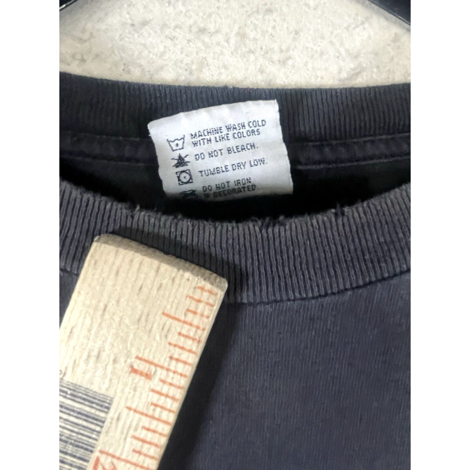 Vintage VINTAGE Bayside T-Shirt Men's Graphic Shirt Black USA 683 Teamsters Local Heavyweight L Crew Neck Short Sleeve Men’s Regular Size US L / EU 52-54 / 3 - 7 Thumbnail