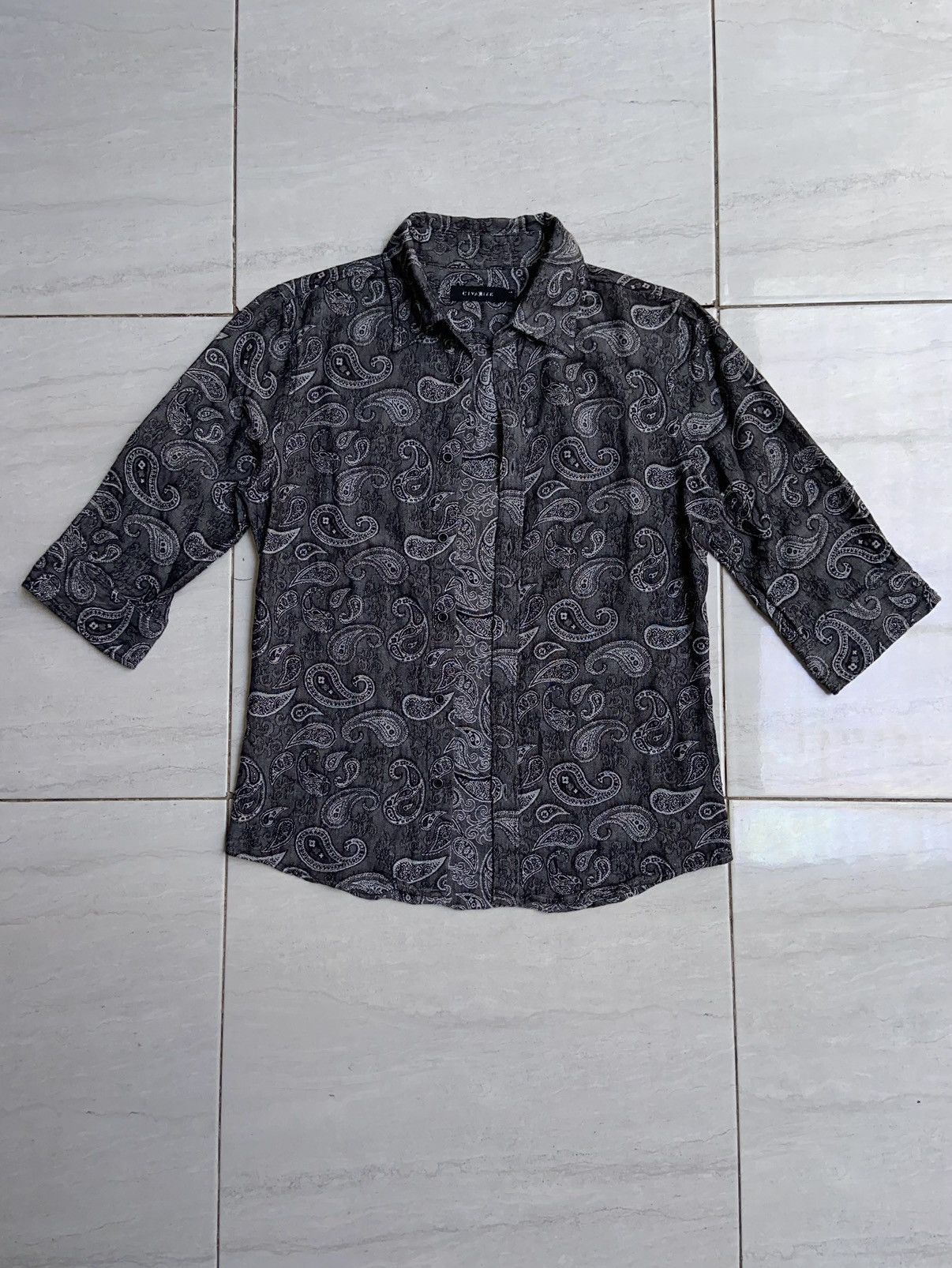 CIVARIZE CIVARIZE Grey Patterned Shirts/Outer Size US M / EU 48-50 / 2 - 1 Thumbnail