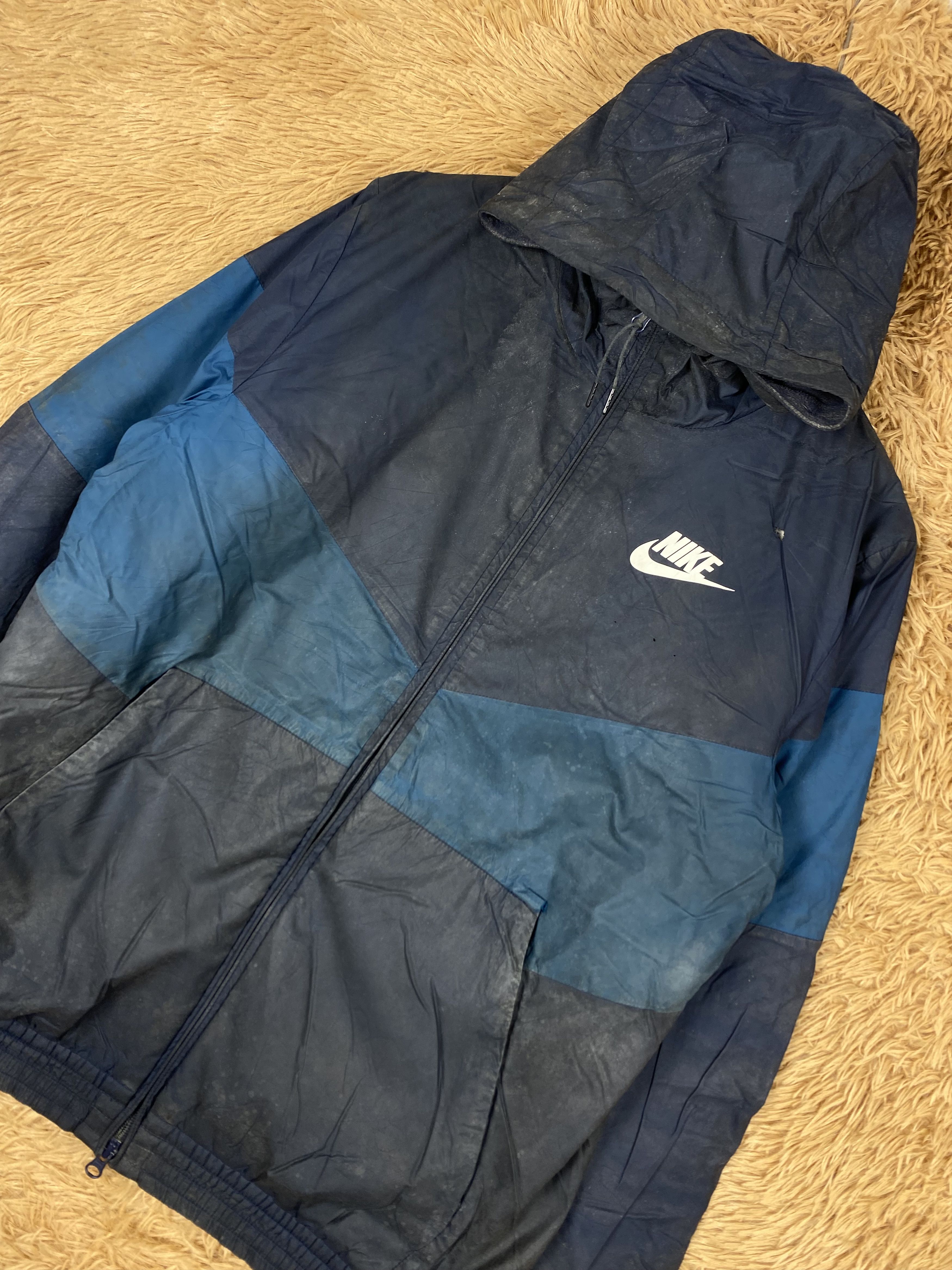 Nike Vintage Nike Zip Up With Hoodie Jacket DJ0916 Size US L / EU 52-54 / 3 - 2 Thumbnail