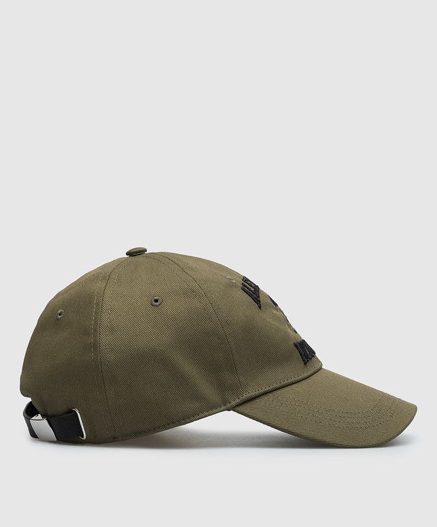 Alexander McQueen o1y1224 Size: 7 / Logo (Cap & Hat) in Military Green Size ONE SIZE - 3 Thumbnail