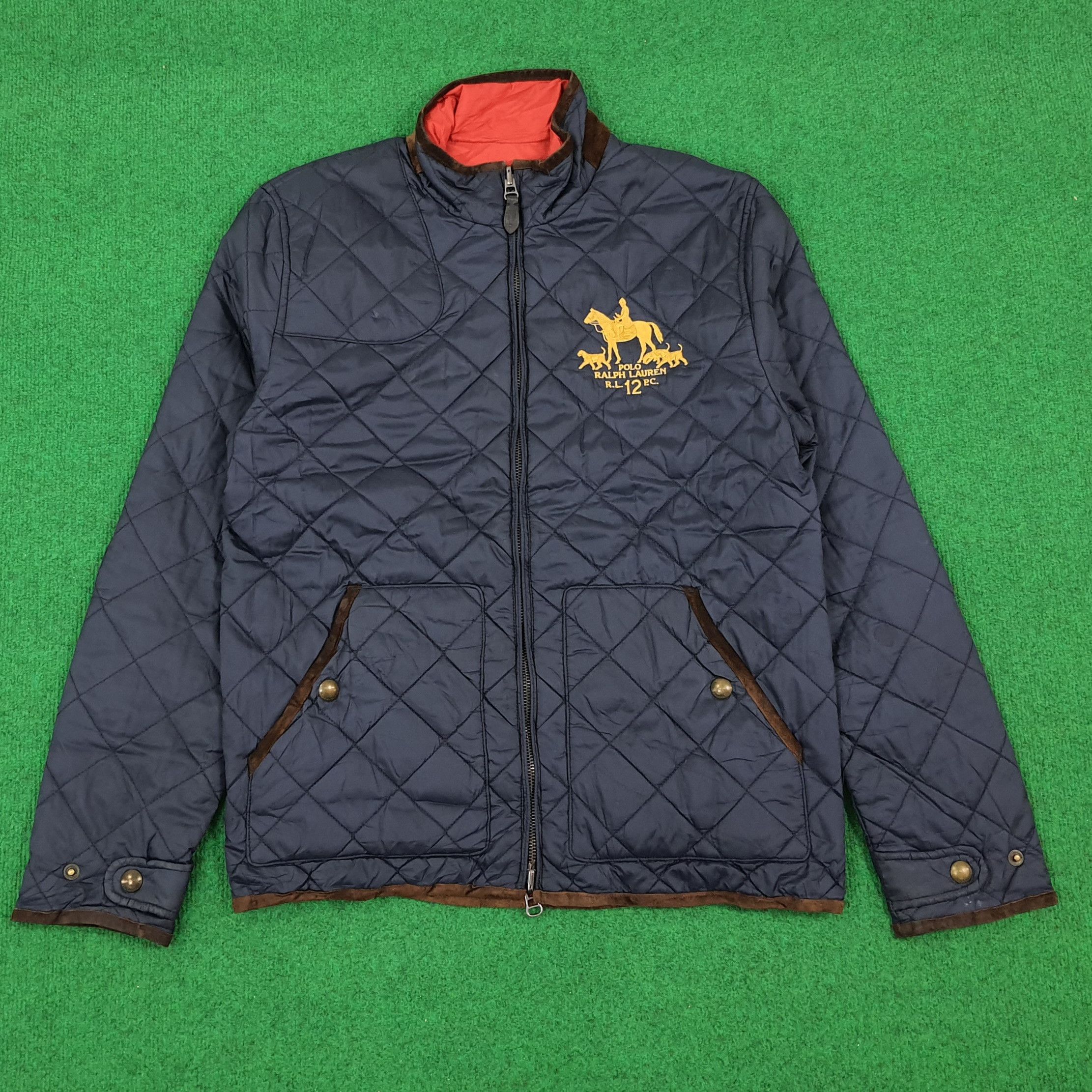 Vintage POLO Ralph Lauren Light Puffer Reversible Jacket