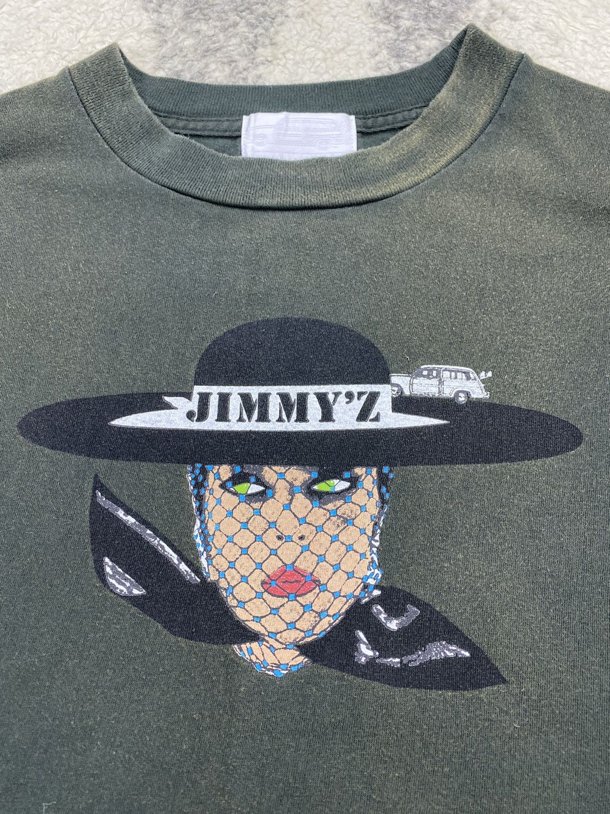 Vintage Vintage Late 90s JIMMY Z Rare Graphics Skateboard Tee Size US M / EU 48-50 / 2 - 16 Thumbnail