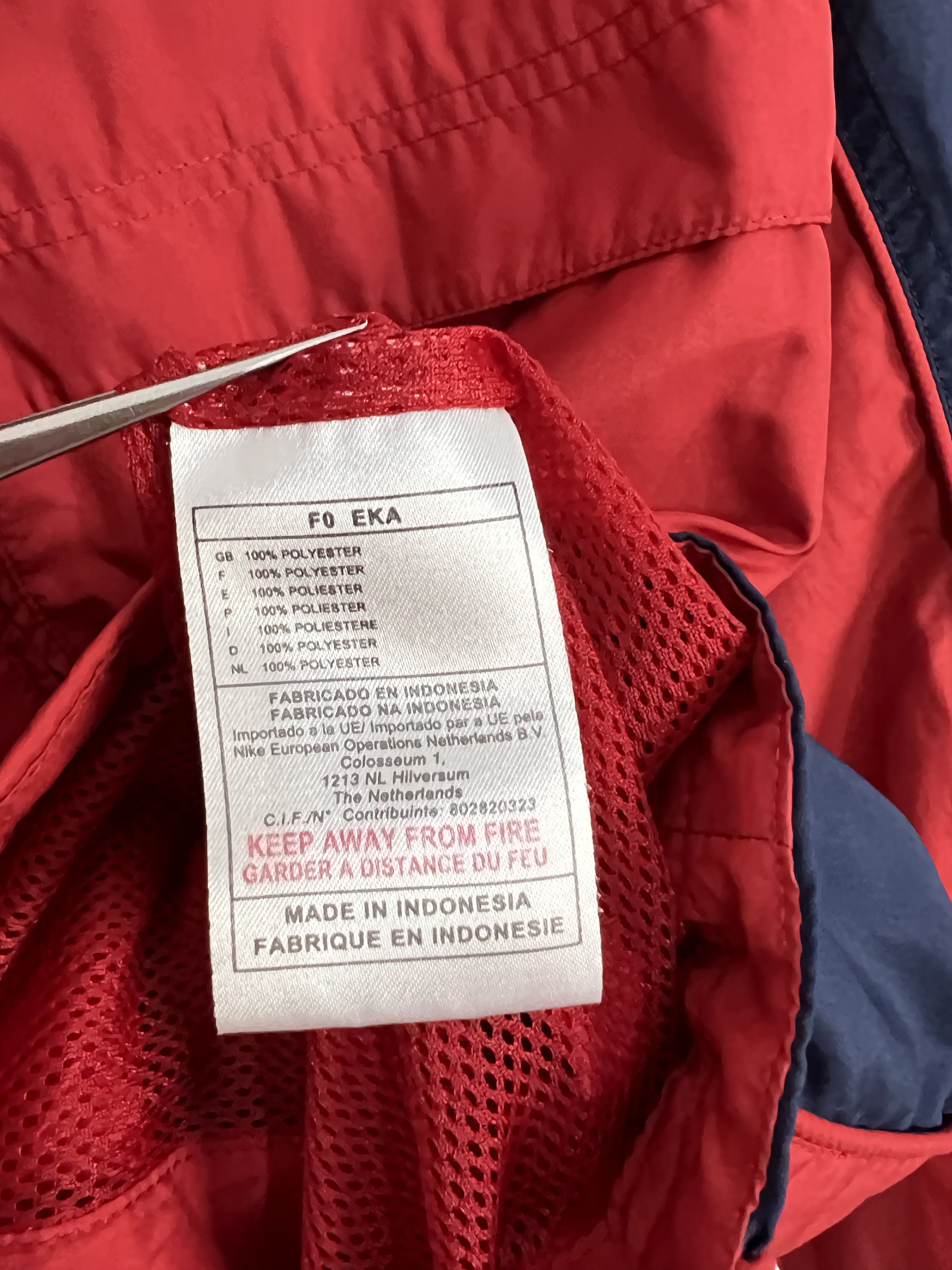 Nike Vintage Arsenal Football Train Jacket Soccer Windbreaker Size US XS / EU 42 / 0 - 8 Thumbnail