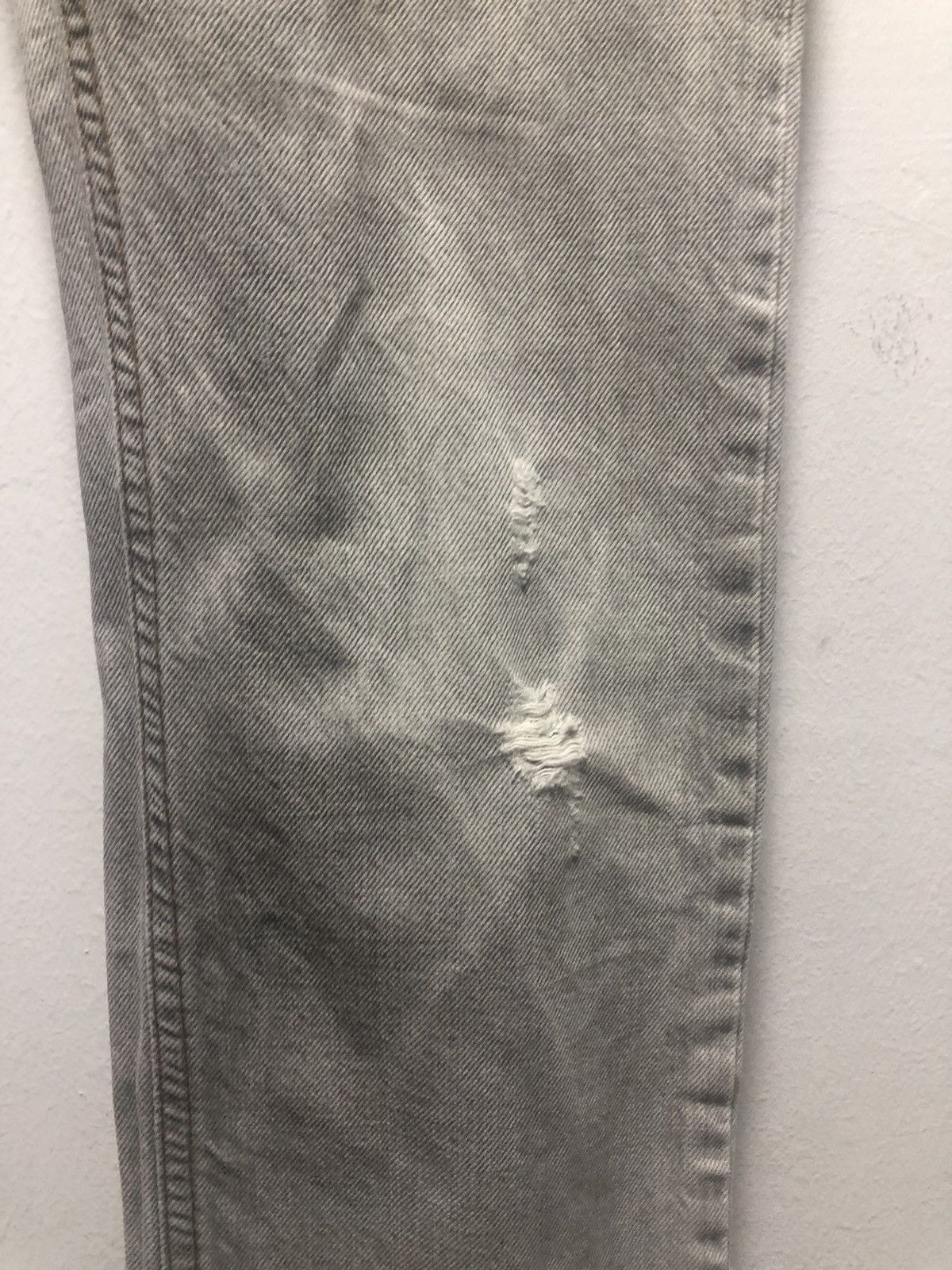 Dolce & Gabbana Vintage DOLCE & GABBANA Denim Pants Distressed Metal Logo Size US 31 - 6 Thumbnail