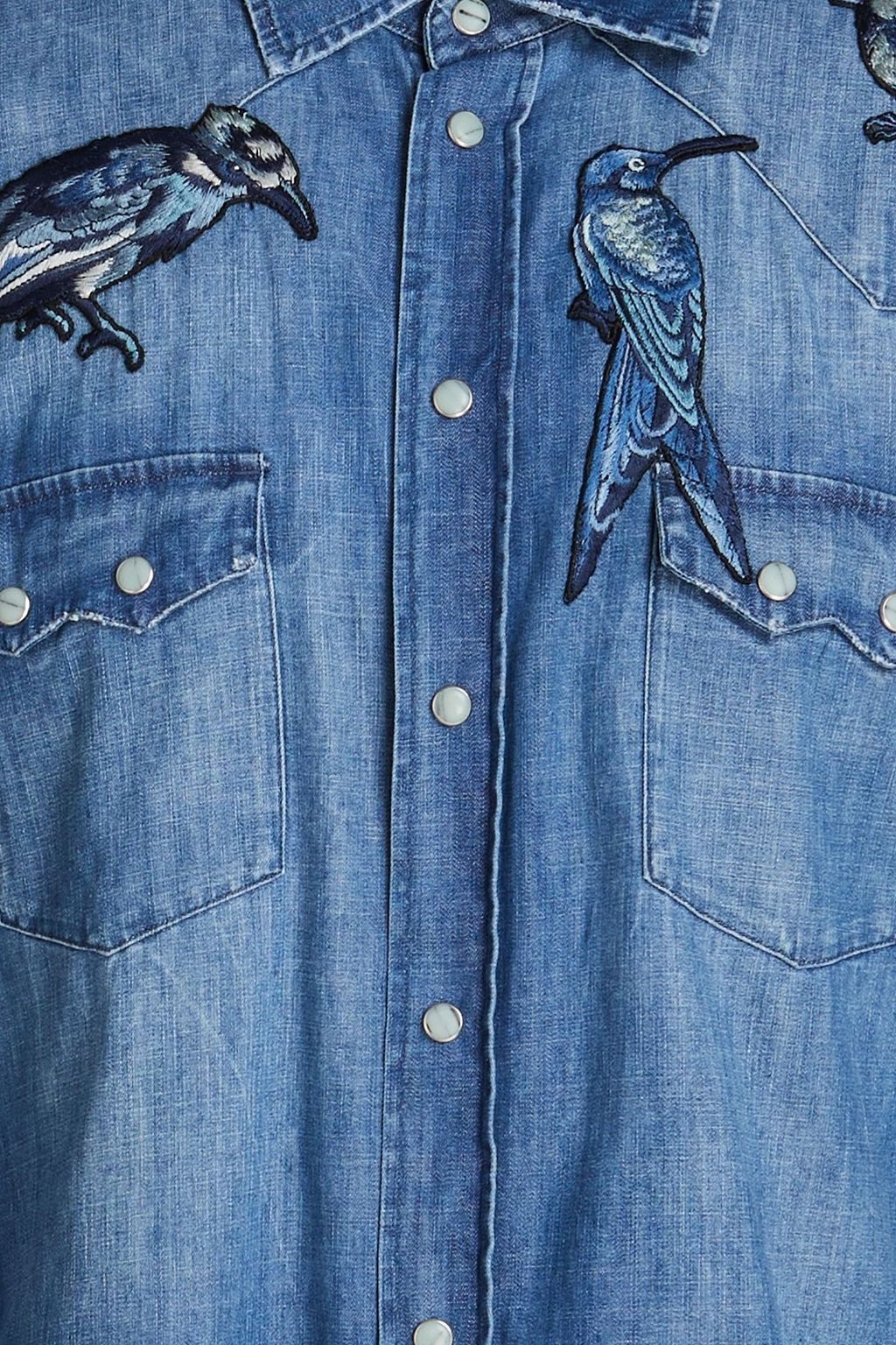 Dolce & Gabbana o1y0125 Denim Shirt in Blue Size US L / EU 52-54 / 3 - 4 Thumbnail