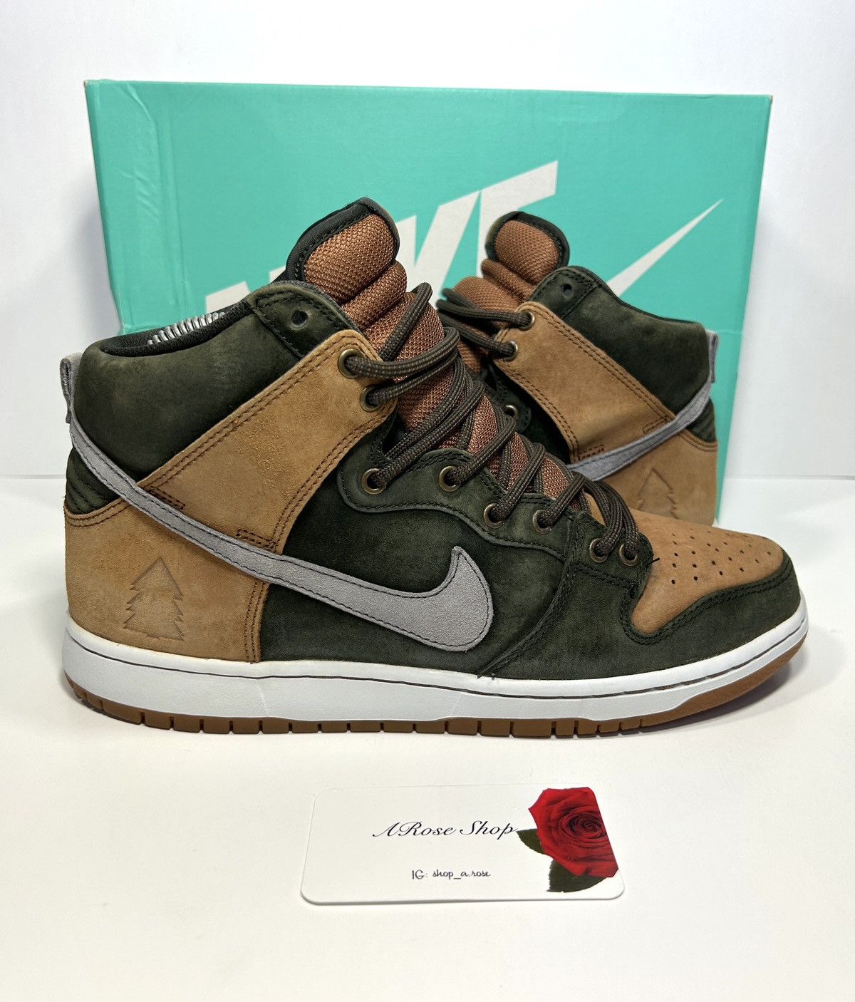 Nike Homegrown x Nike SB Dunk High PRM ‘Sequoia’ Shoes Size: 10 M Size US 10 / EU 43 - 1 Thumbnail