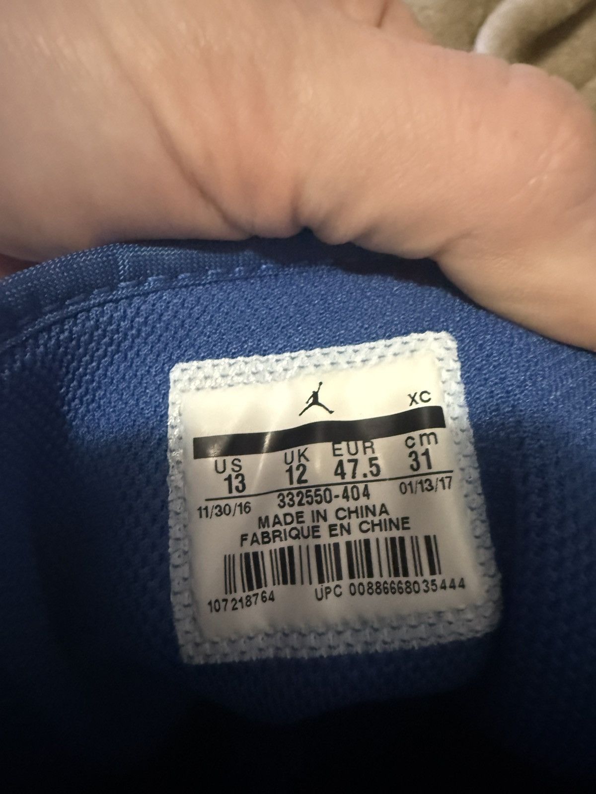 Jordan Brand Jordan 1 high blue suede Size US 13 / EU 46 - 7 Thumbnail
