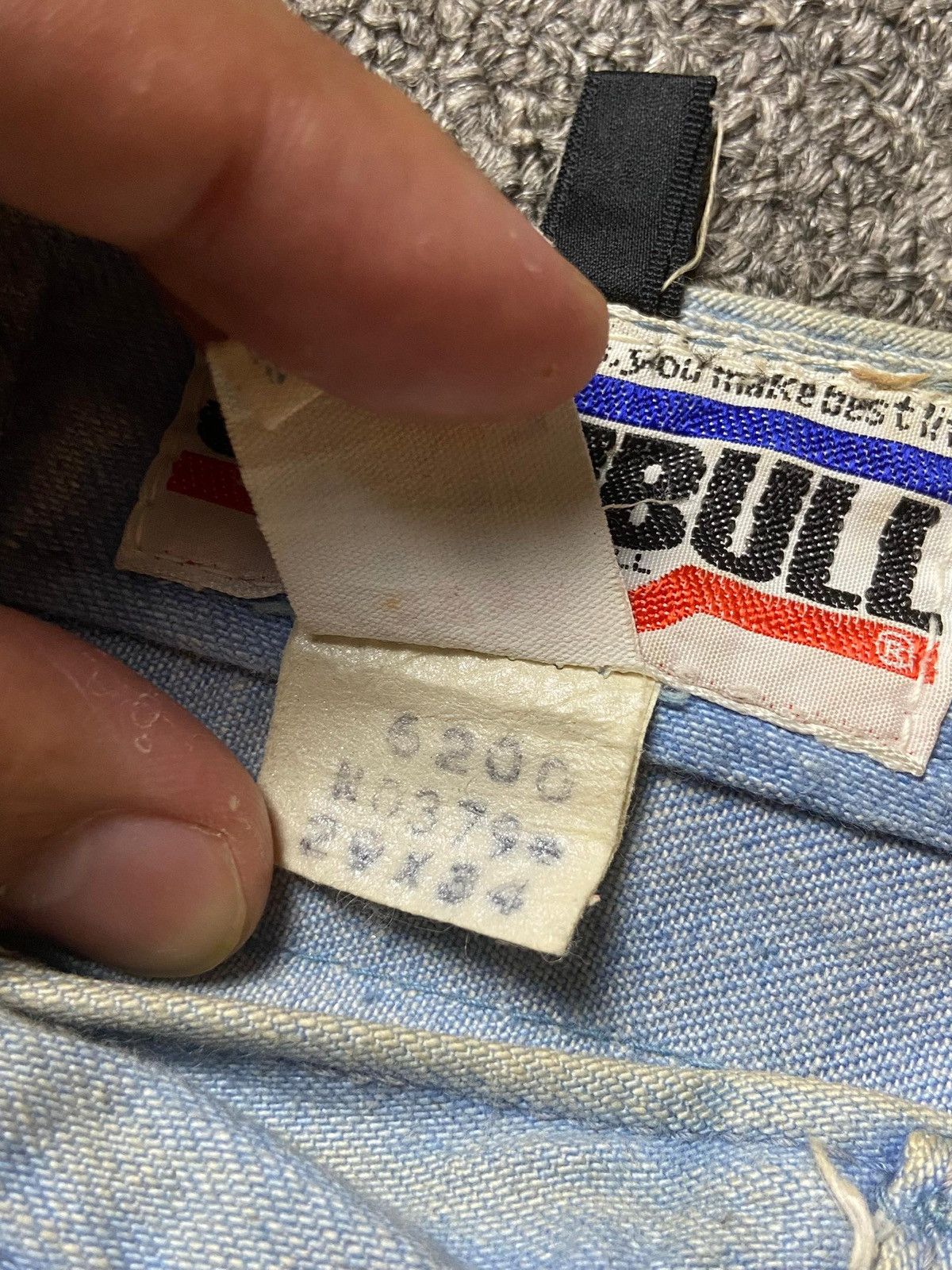 Japanese Brand × Johnbull × Vintage Johnbull Co. Ltd Brand Flared Denim Jeans (128) Size US 27 - 4 Thumbnail