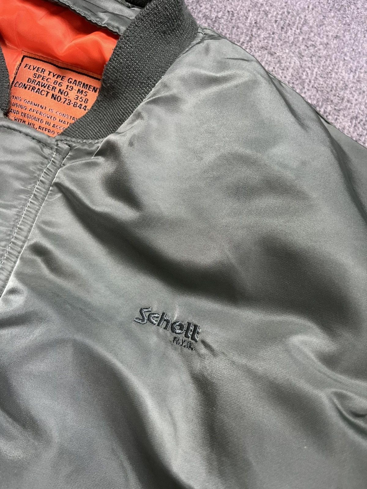 Schott Schott fly bomber type garment spec. 86 19-MS Size US M / EU 48-50 / 2 - 5 Thumbnail