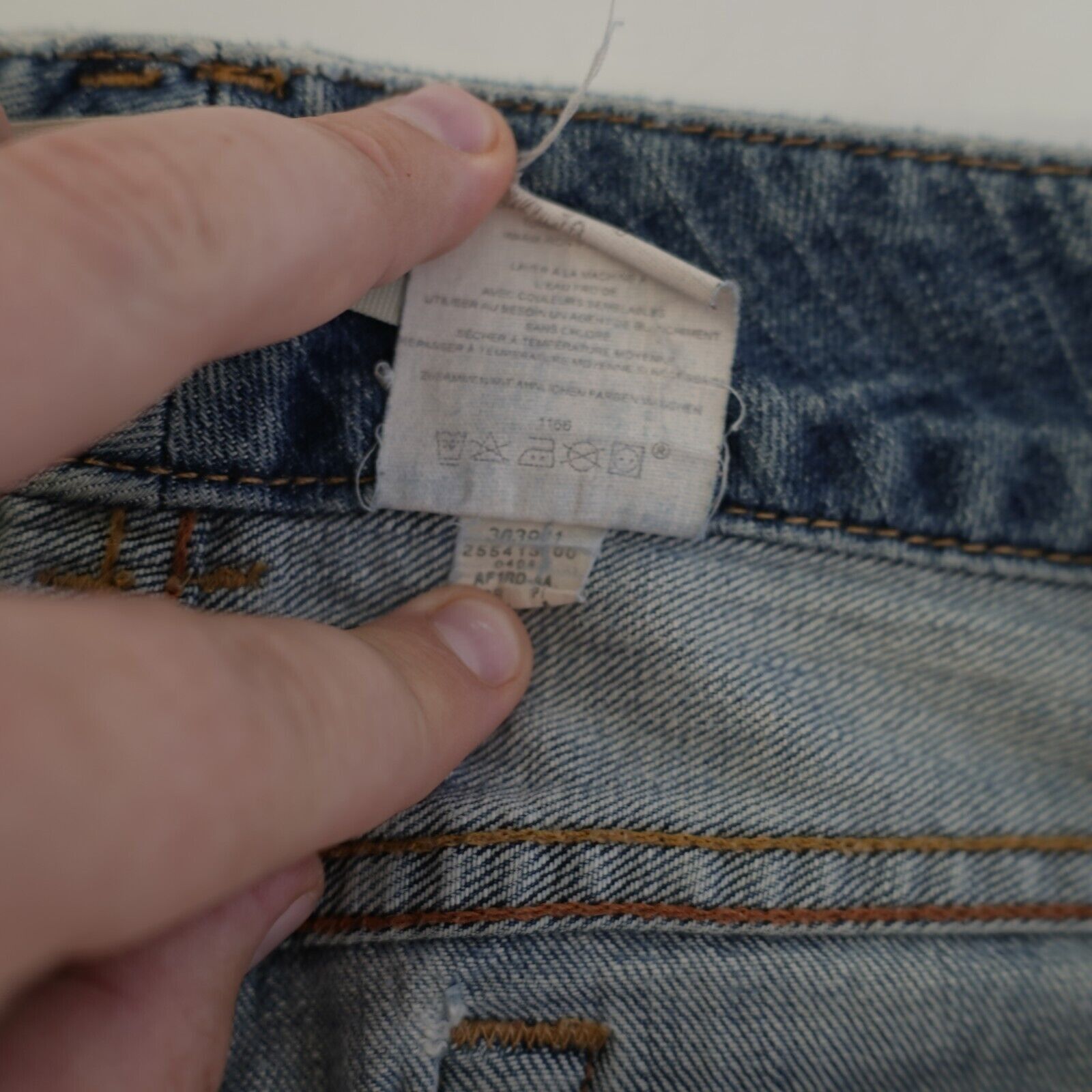 Gap Gap Low Rise Cropped Denim Stone Wash Blue Denim Jeans Size Size 32" / US 10 / IT 46 - 7 Thumbnail