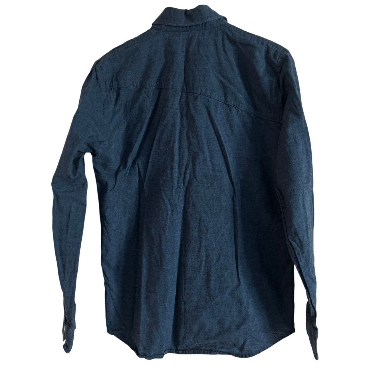 Volcom Volcom Men's Blue Button Up Long Sleeve Medium 100% Cotton Size US M / EU 48-50 / 2 - 2 Thumbnail